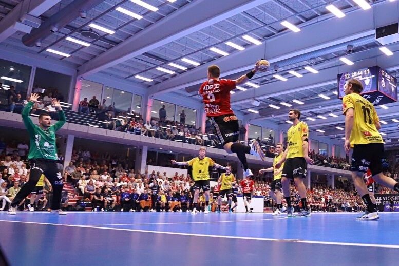 Ribe-Esbjerg HH har tidligere løst udfordringerne med larm i hallen. Arkivfoto: Johnny Tauman.