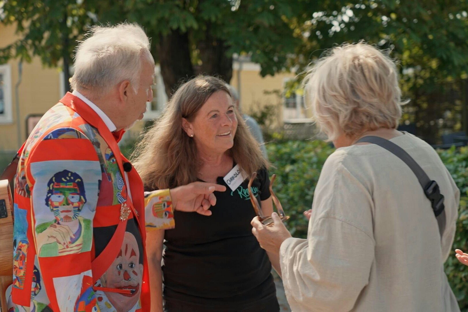 Jeanet Exner er for tiden aktuel i sjette sæson af "Ja, for Fanø!", hvor Jacob Haugaard spiller en fremtrædende rolle. Pressefoto: TV 2.