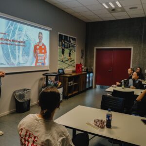 Team Esbjergs Kathrine Heindahl delte ud af sine personlige erfaringer. Privatfoto.