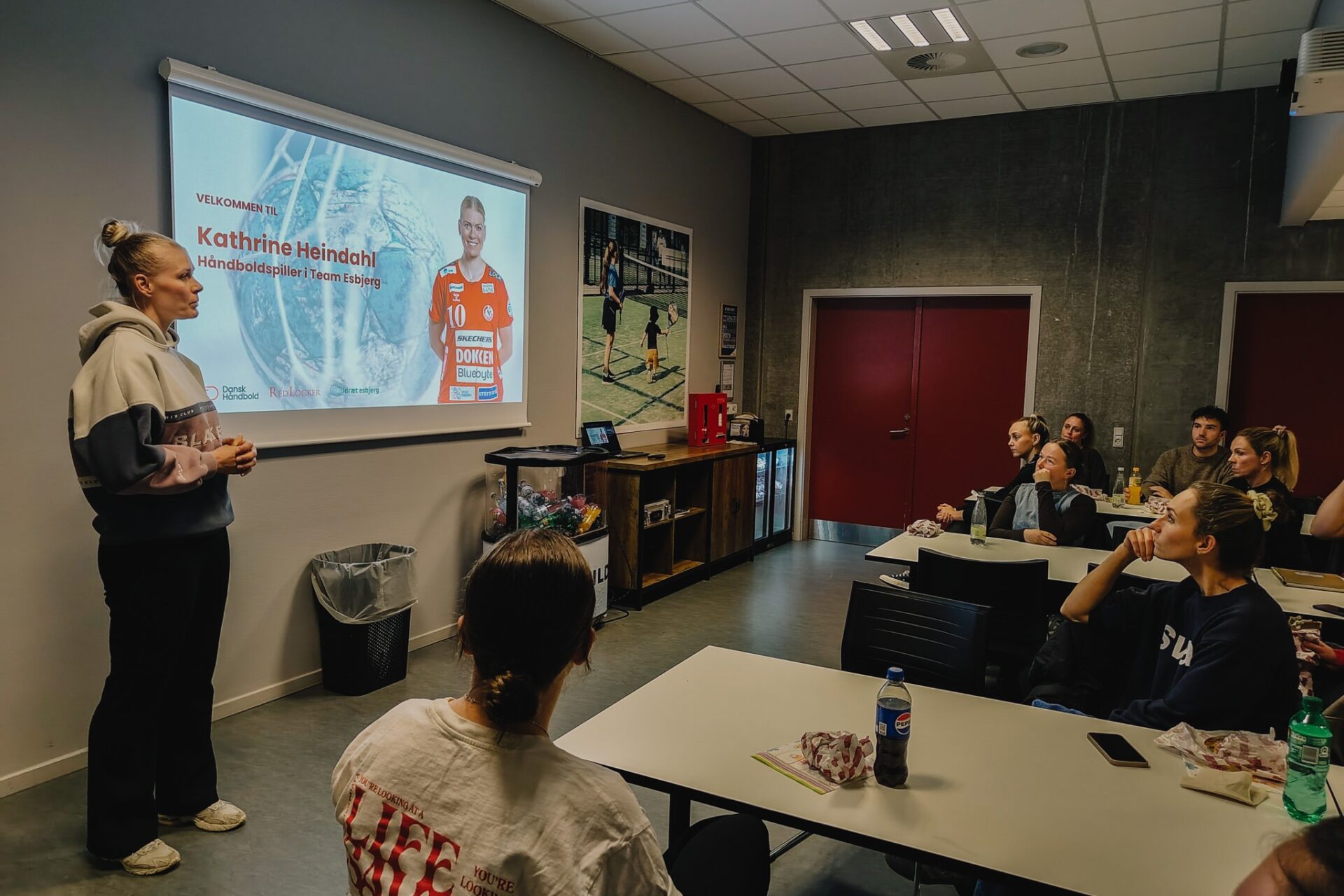 Team Esbjergs Kathrine Heindahl delte ud af sine personlige erfaringer. Privatfoto.