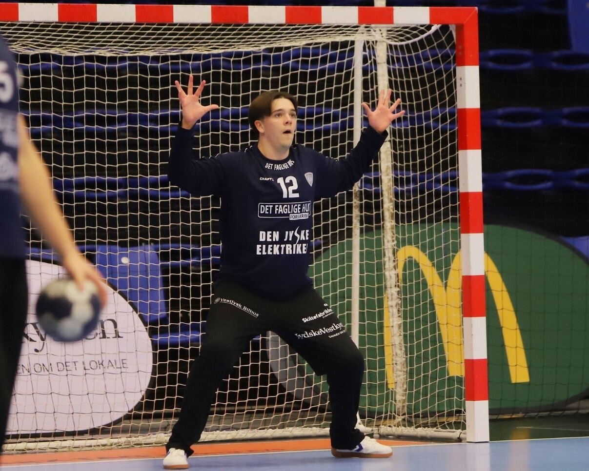 Mads Brandt Iversen levered en fremragende kamp. Foto: Johnny Tauman.