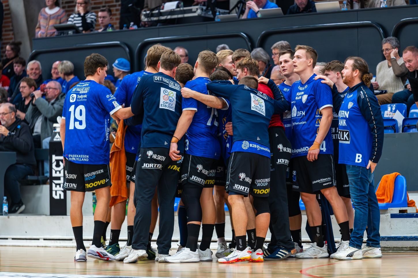 Taktikken i Team-Time-Outen udløste afgørende mål. Foto: Marc M. Andersen.