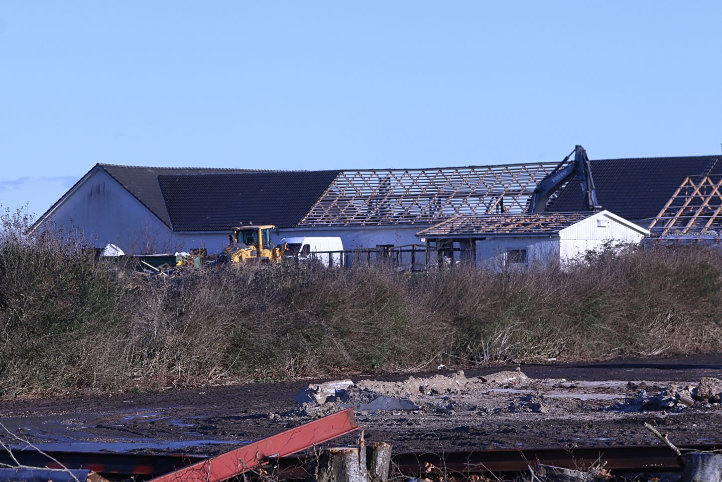 Der nedbrydes. Foto: Johnny Tauman.