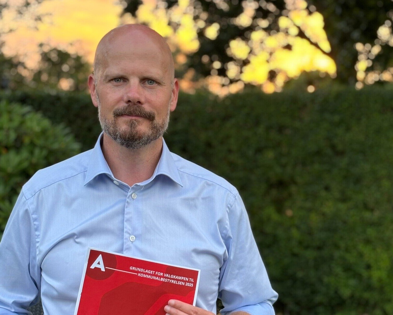 Michael Harbøll er borgmesterkandidat og dermed nr. 1 på liste A. Privatfoto.