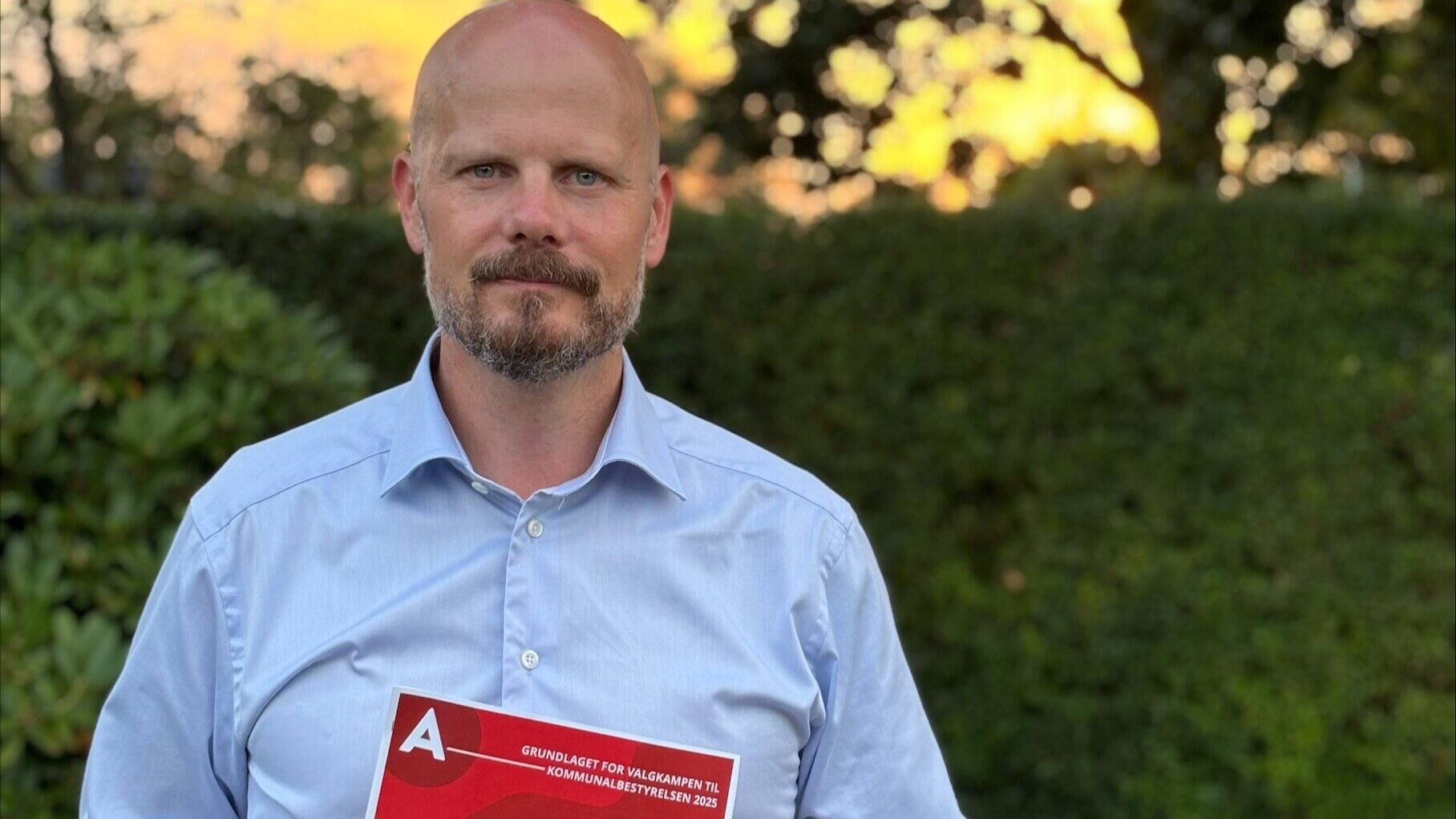 Michael Harbøll er borgmesterkandidat og dermed nr. 1 på liste A. Privatfoto.