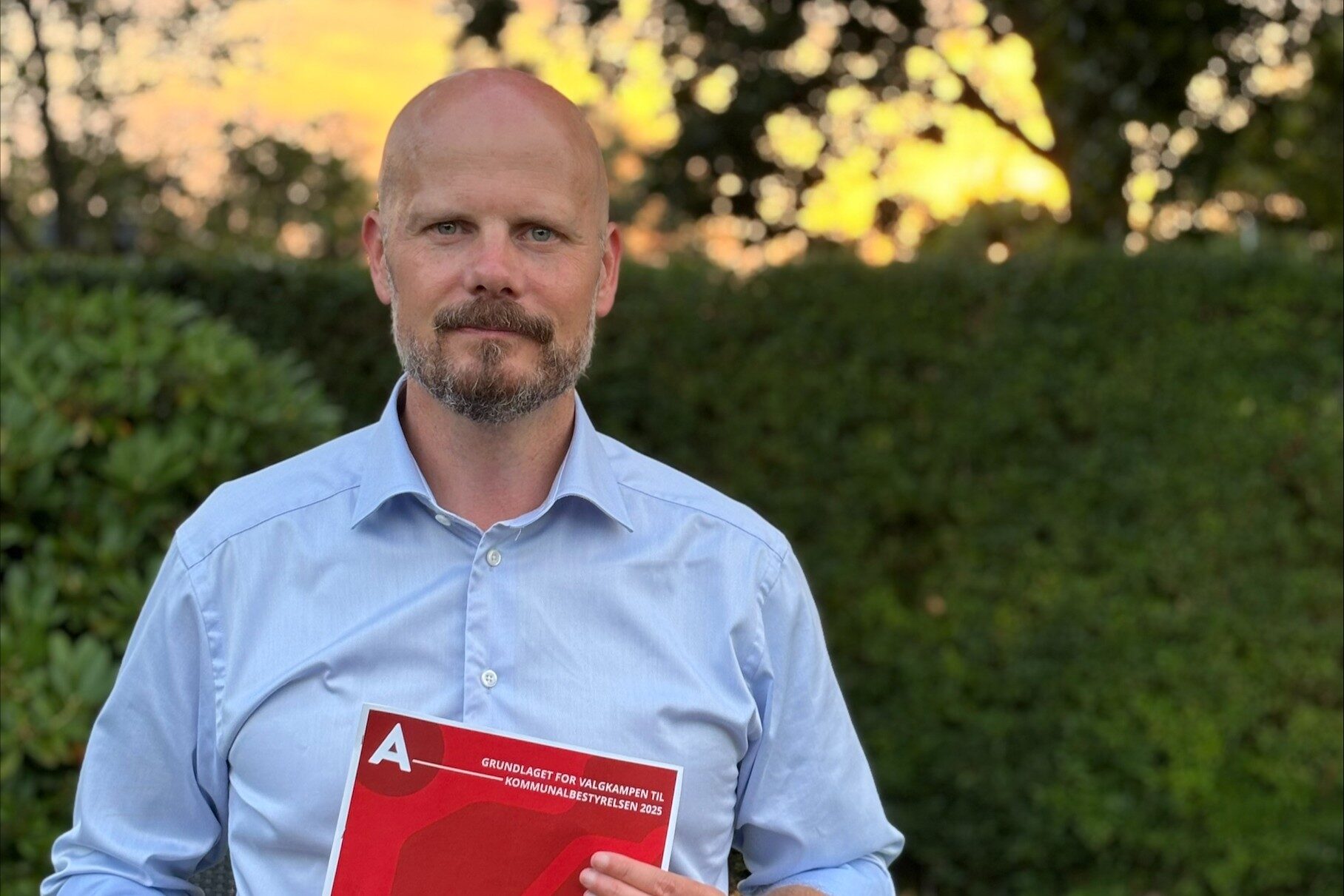 Michael Harbøll er borgmesterkandidat og dermed nr. 1 på liste A. Privatfoto.