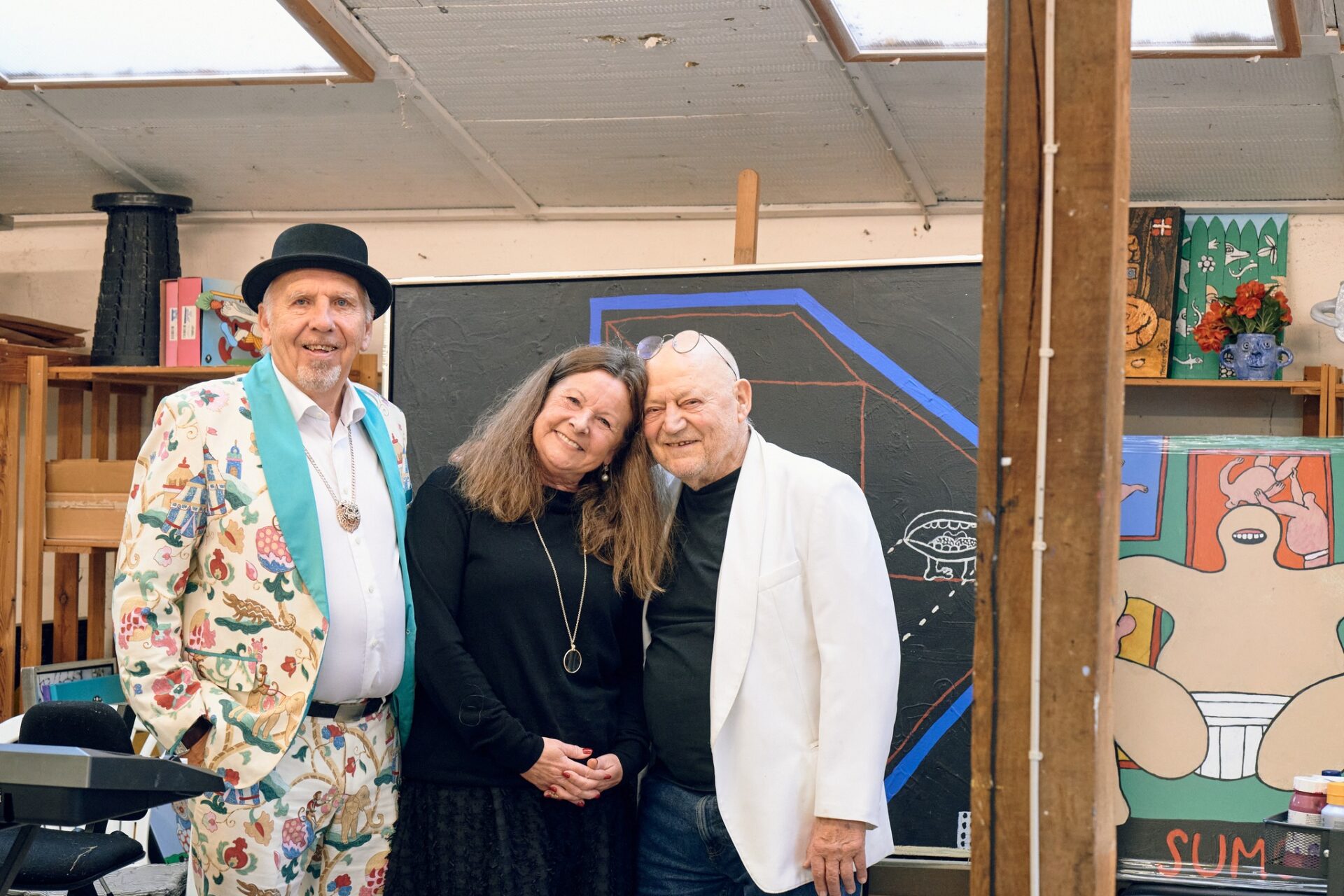 Jacob Haugaard, Jeanett Exner og Troels Trier. Pressefoto.