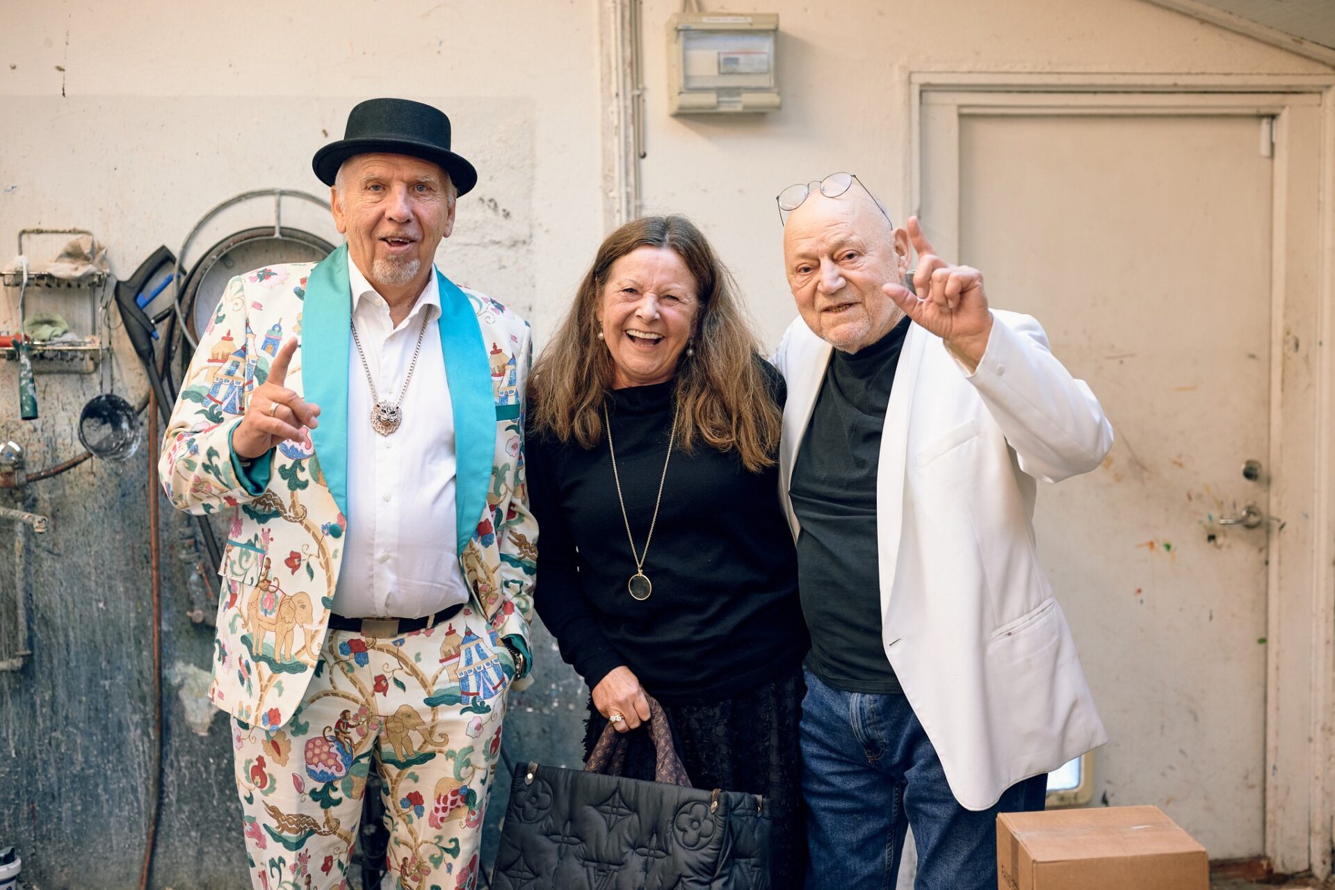 Jacob Haugaard, Jeanett Exner og Troels Trier. Pressefoto.