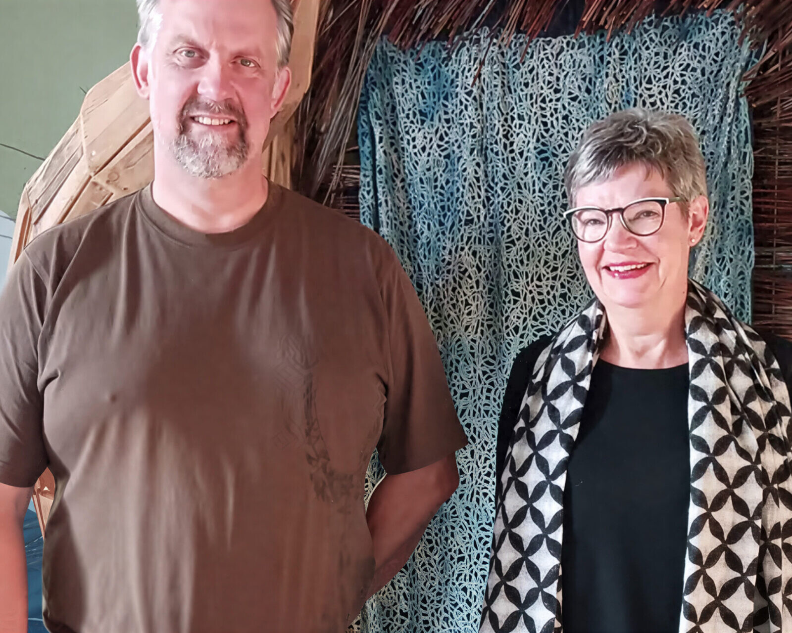 Troels Haas og Elisabeth Skovgaard Poulsen, Bakkeskolen. Privatfoto.