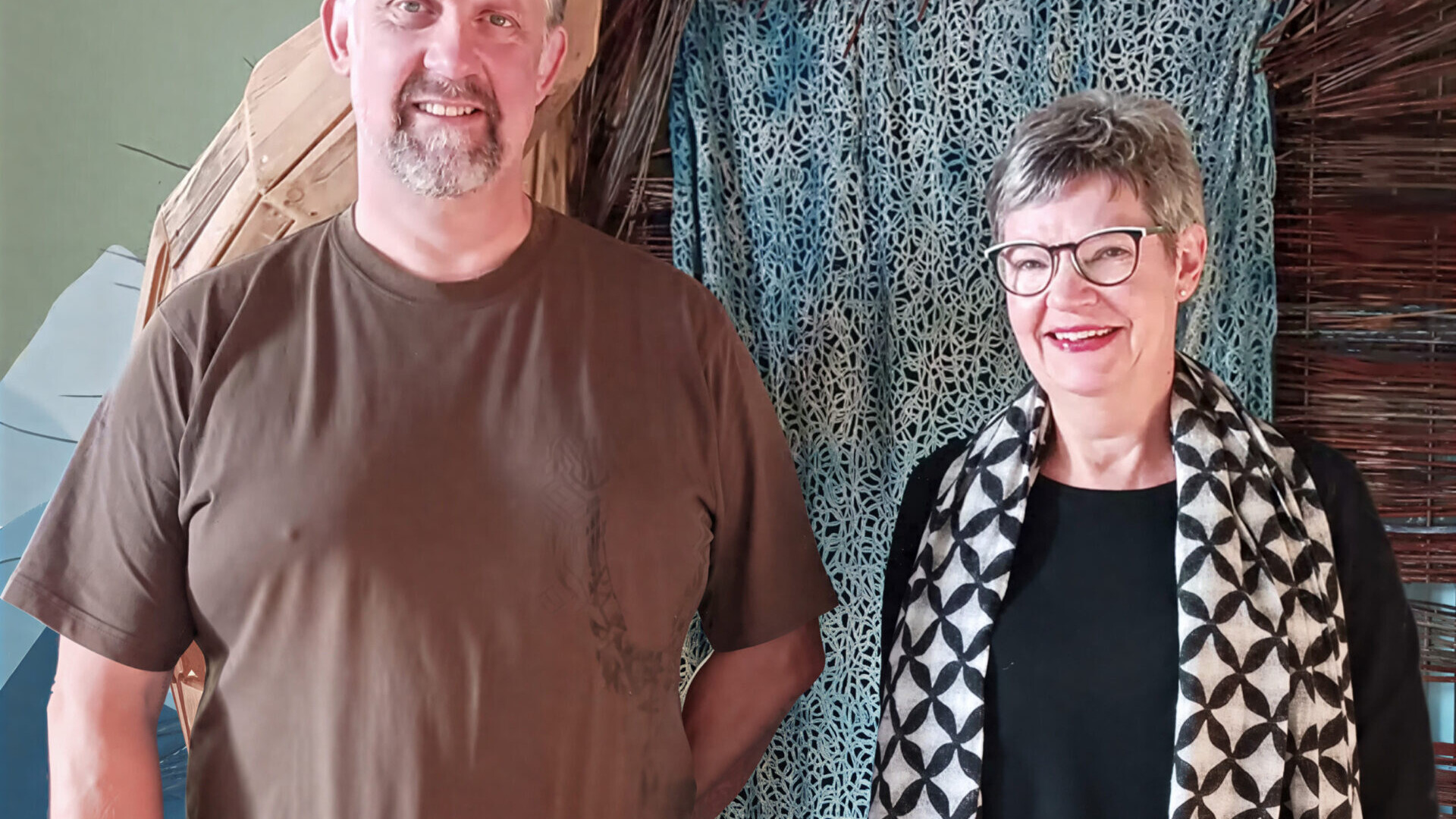 Troels Haas og Elisabeth Skovgaard Poulsen, Bakkeskolen. Privatfoto.