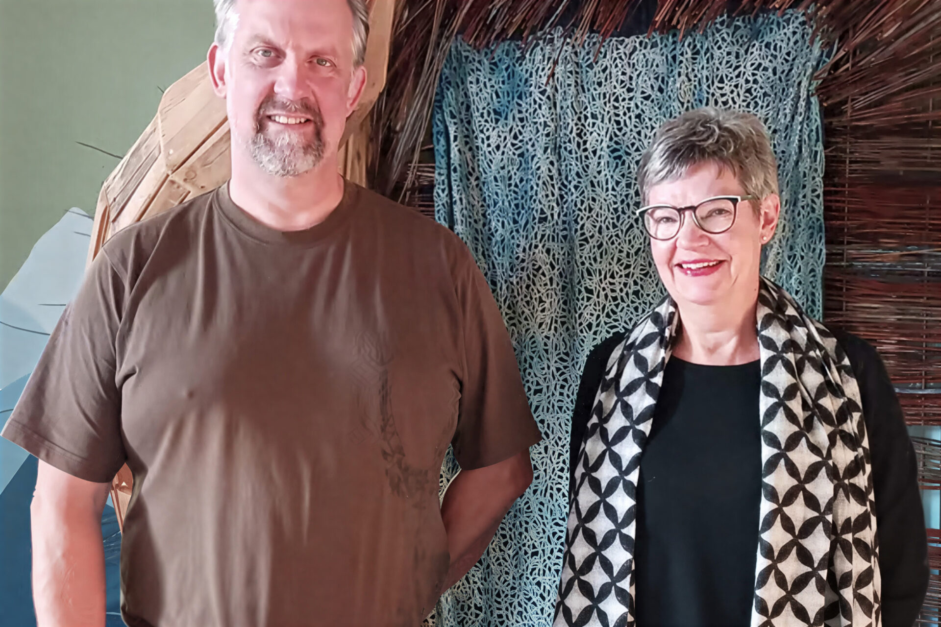 Troels Haas og Elisabeth Skovgaard Poulsen, Bakkeskolen. Privatfoto.