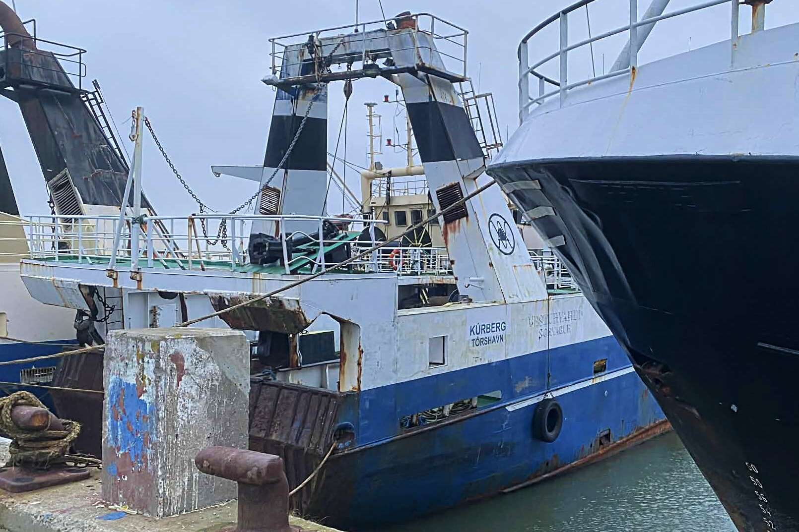 Kurberg Torshavn Har landet fisk i Danmark - Norge. Foto: Johnny Tauman.