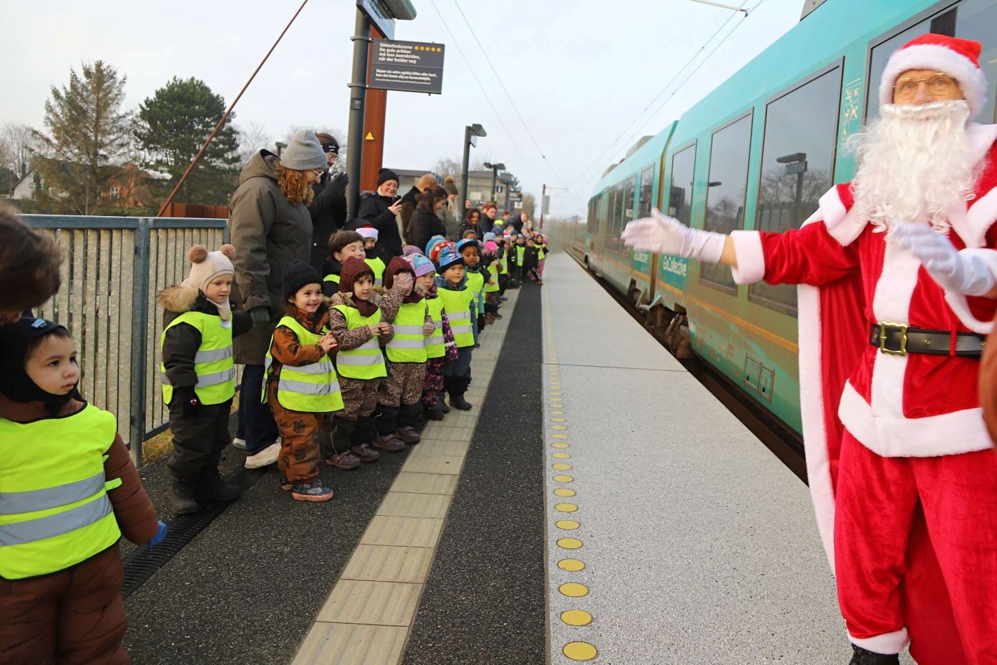 Ankomsten - klar til at hilse på