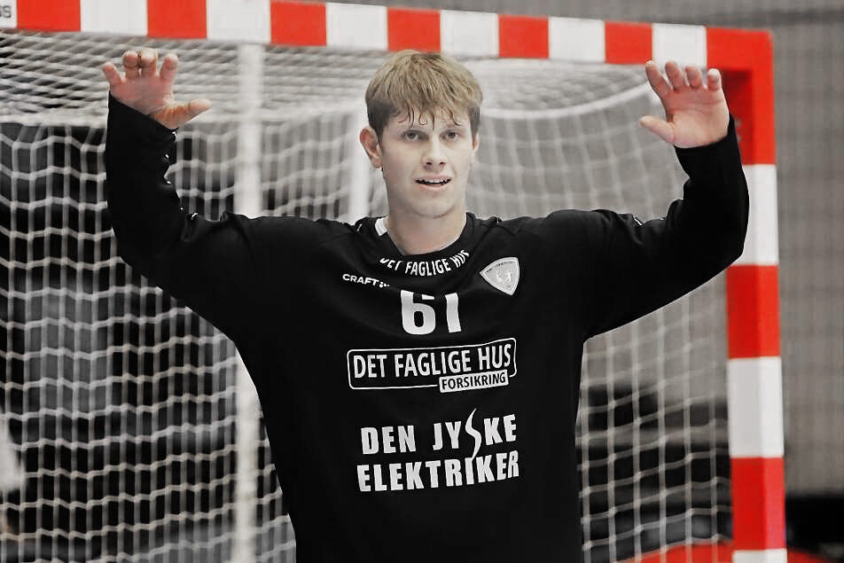 Andreas Haagen fik ikke fat i skuddene - en redningsprocent på blot 15. Arkivfoto: Johnny Tauman.