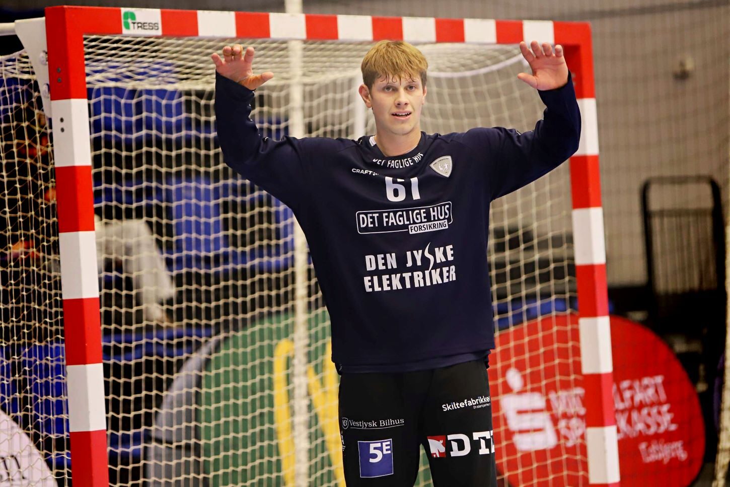 Andreas Haagen viste storspil i specielt første halvleg. Foto: Johnny Tauman,