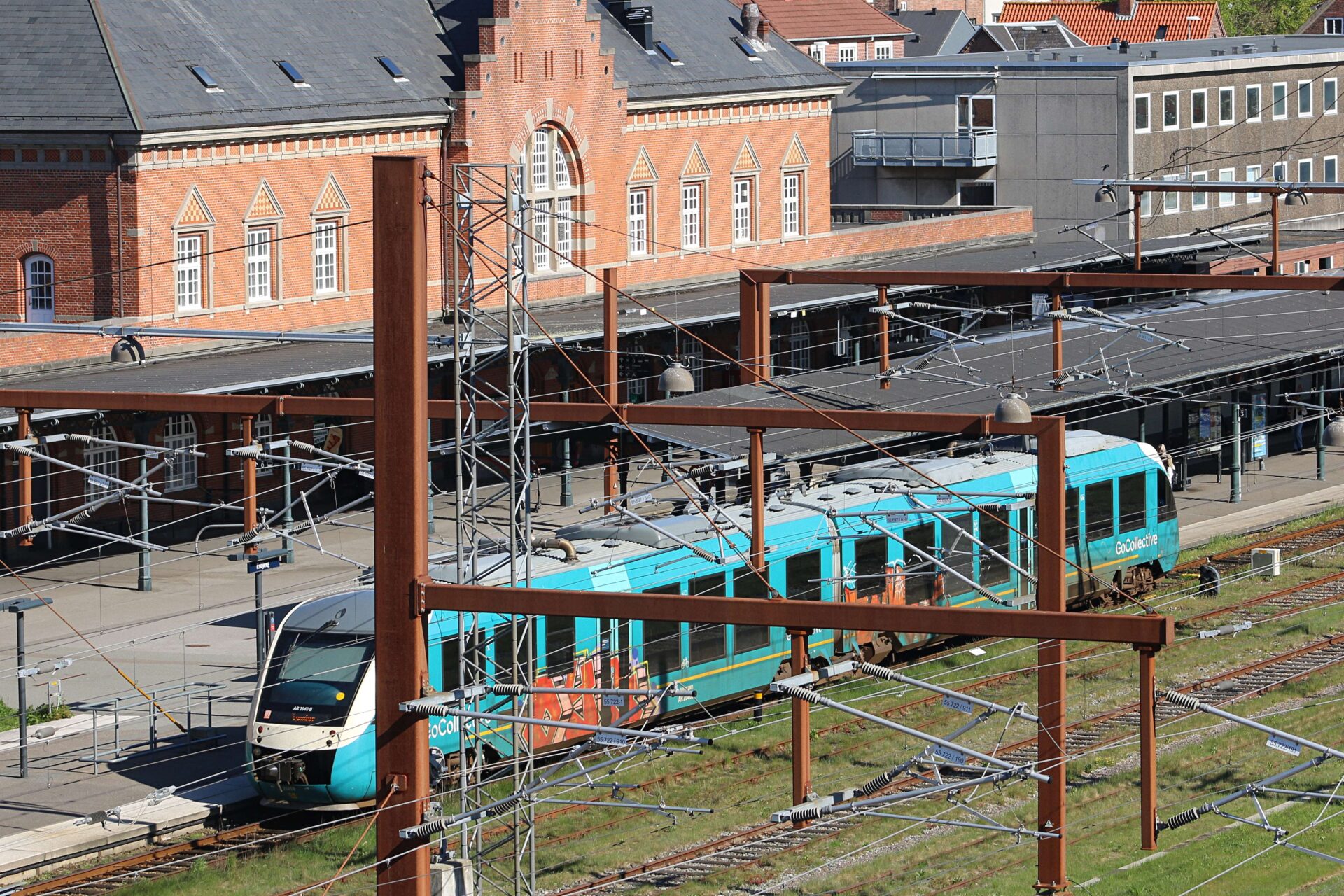 CoCollective-tog ved Esbjerg Station. Foto: Johnny Tauman.