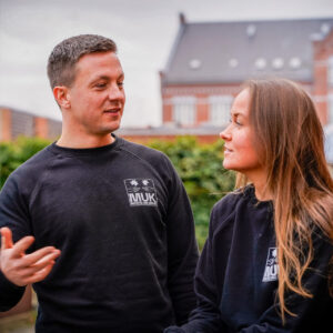 Martin Frejo Poulsen og Julie Ravn Lucena er begge uddannede pædagoger. Foto: Fjodor Pedersen.