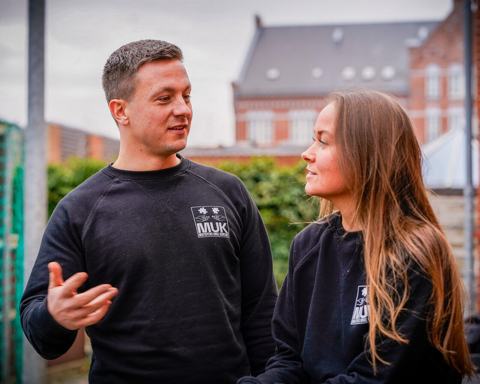 Martin Frejo Poulsen og Julie Ravn Lucena er begge uddannede pædagoger. Foto: Fjodor Pedersen.