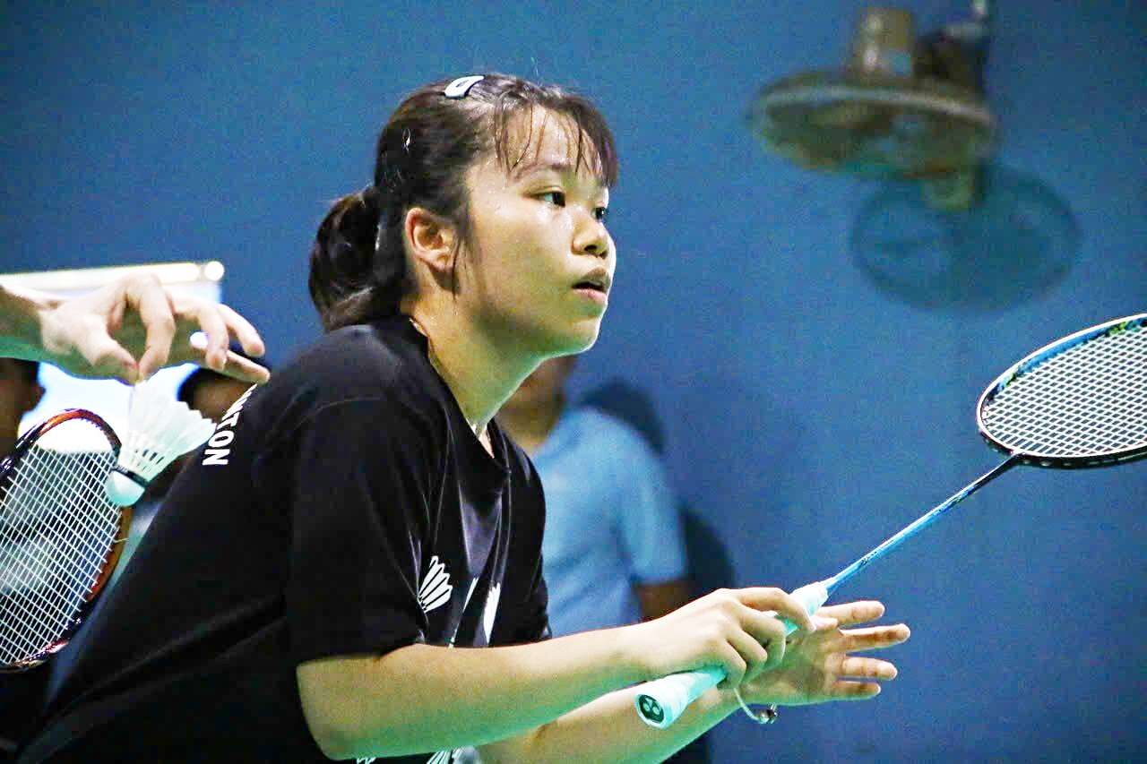 Fanget i kampens øjeblik med fuld koncentration