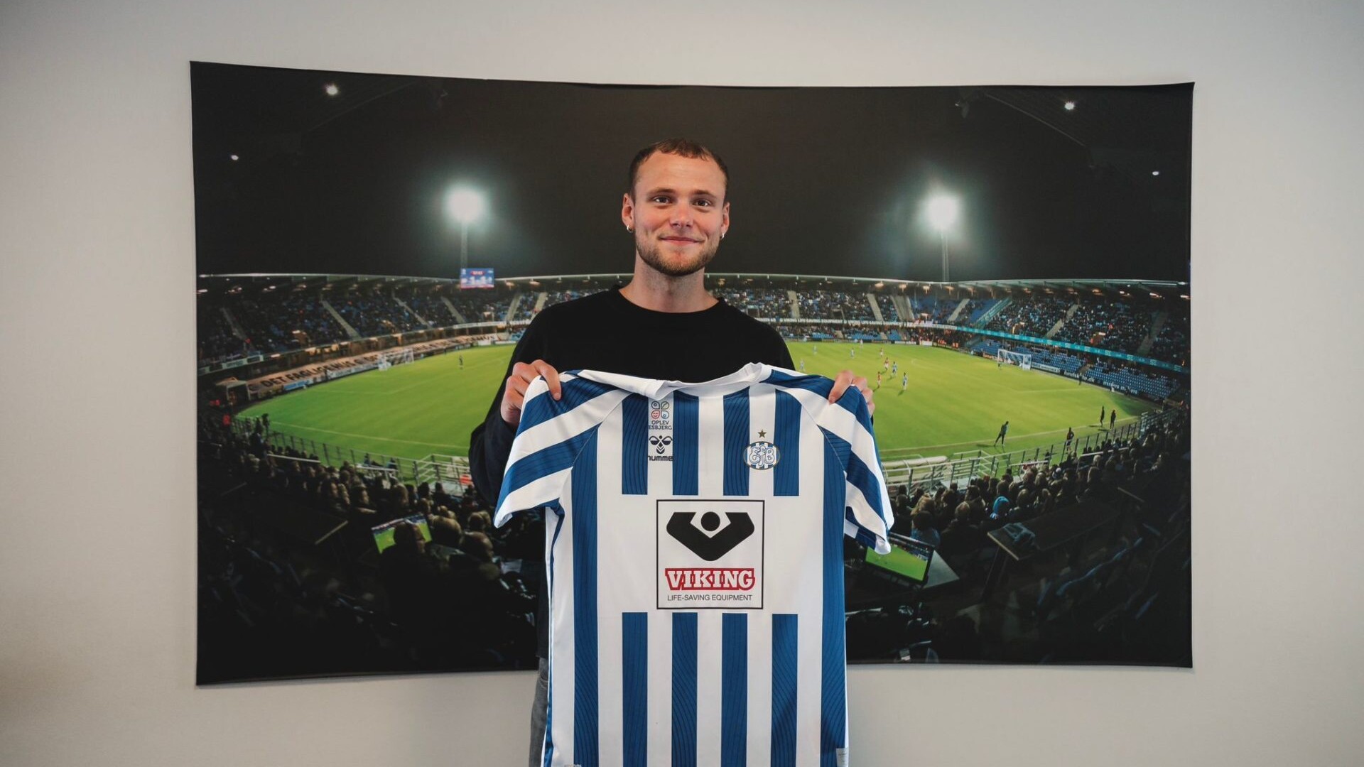 Benjamin Hvidt blev præsenteret i EfB i sommeren 2024. Foto: EfB.
