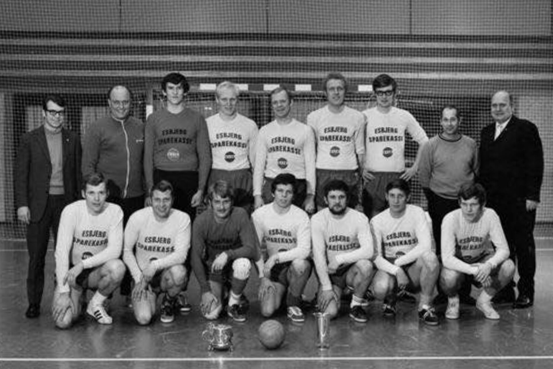 Esbjerg Kvik - Landspokalmestre i håndbold - 1970. Foto fra privat samling.