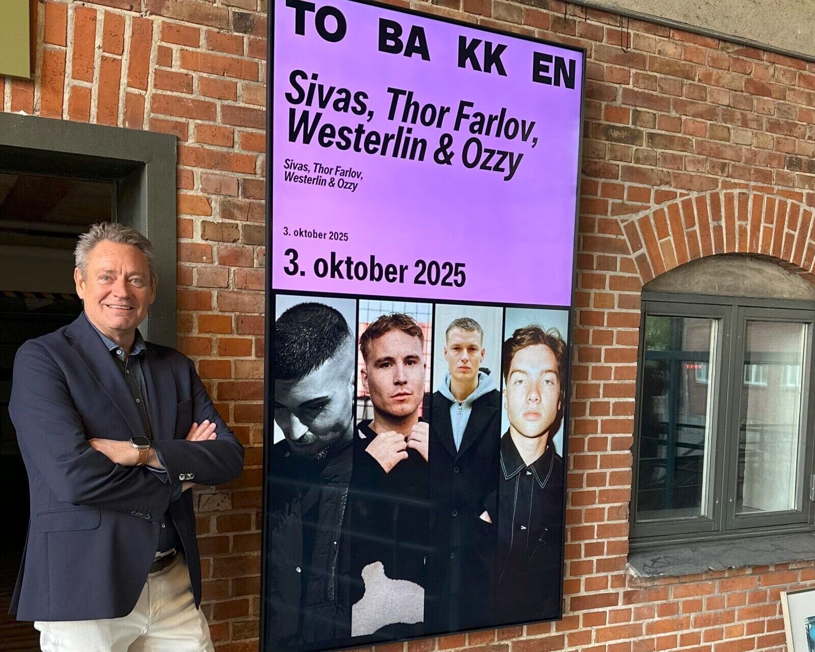 Torben Seldrup, direktør for Musikhuset og Tobakken. PR-foto.