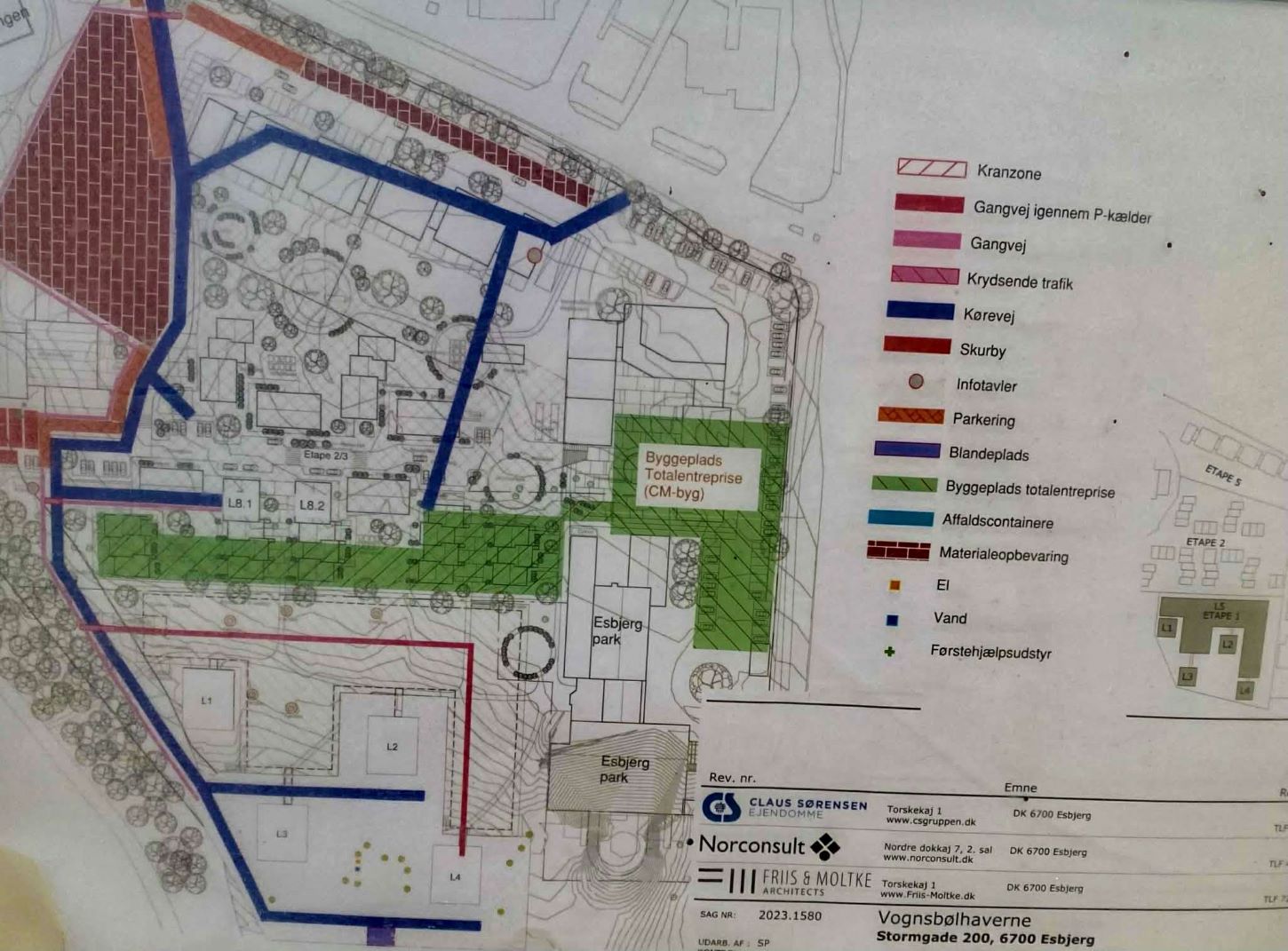 Oversigtskort – byggeriet