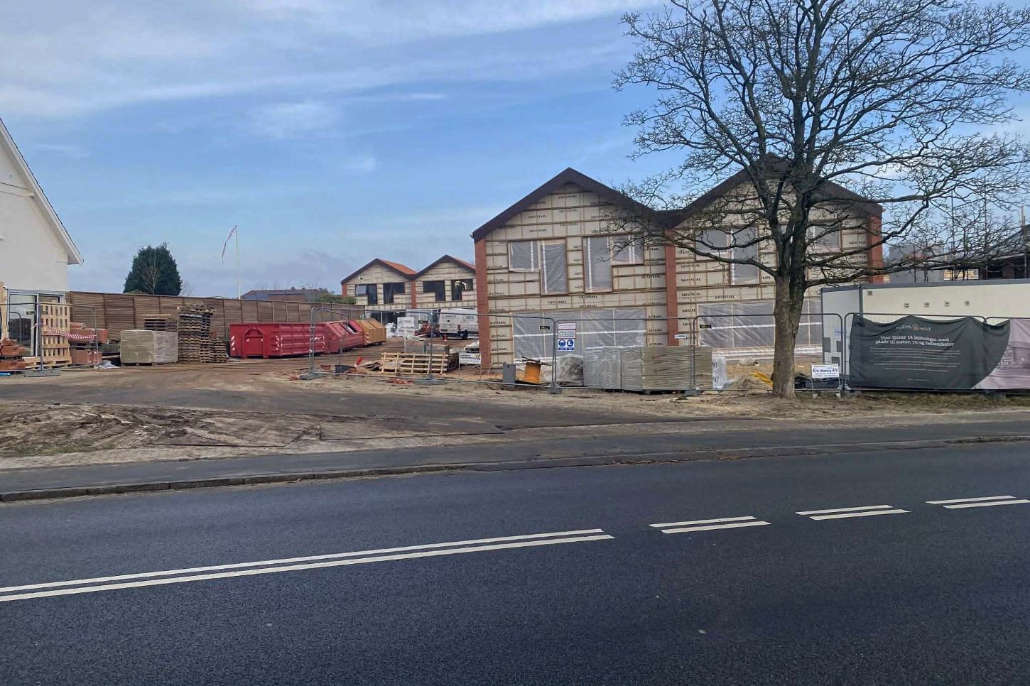 Bygningerne i Kleins Have er i to plan. Foto: Johnny Tauman.