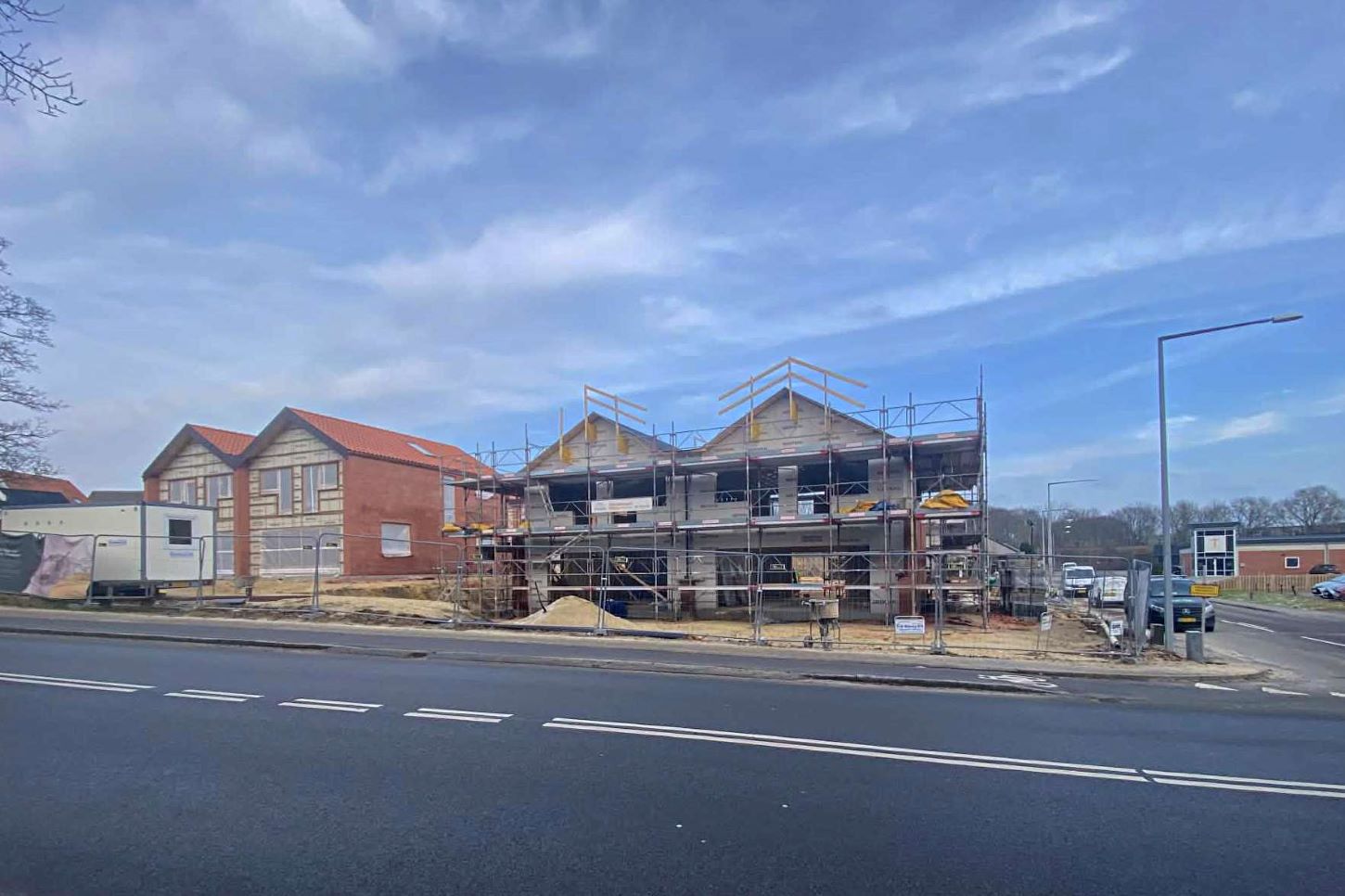 Bygningerne i Kleins Have vil fremstå i røde mursten. Foto: Johnny Tauman.