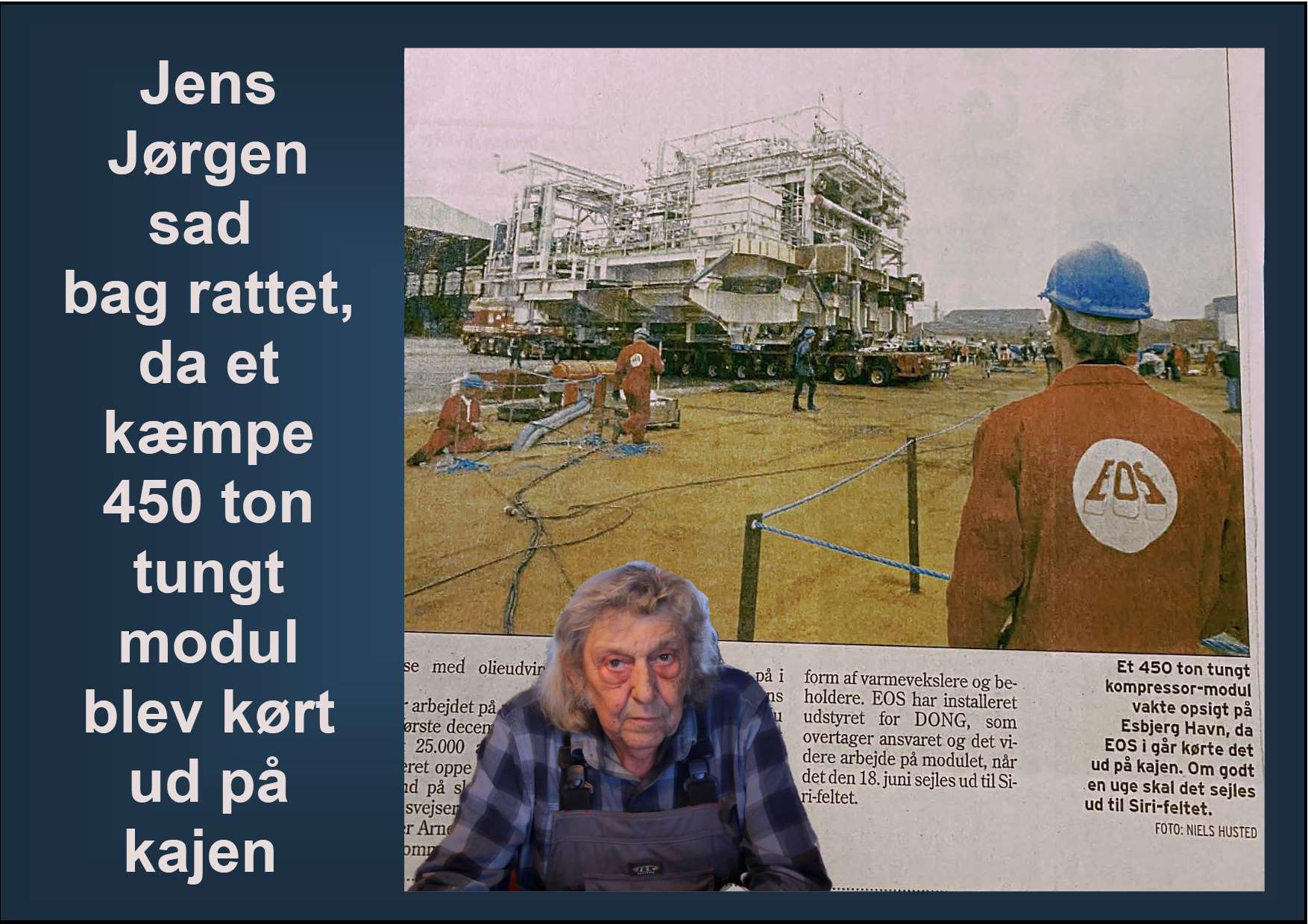 Modul til Siri-feltet for EOS var en blandt mange på Esbjerg Havn.