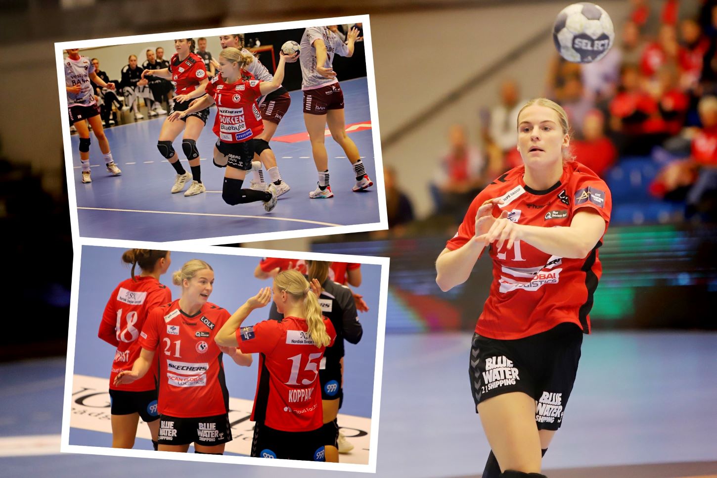 Collage Helene Kindberg får flere og flere opgaver af cheftræneren