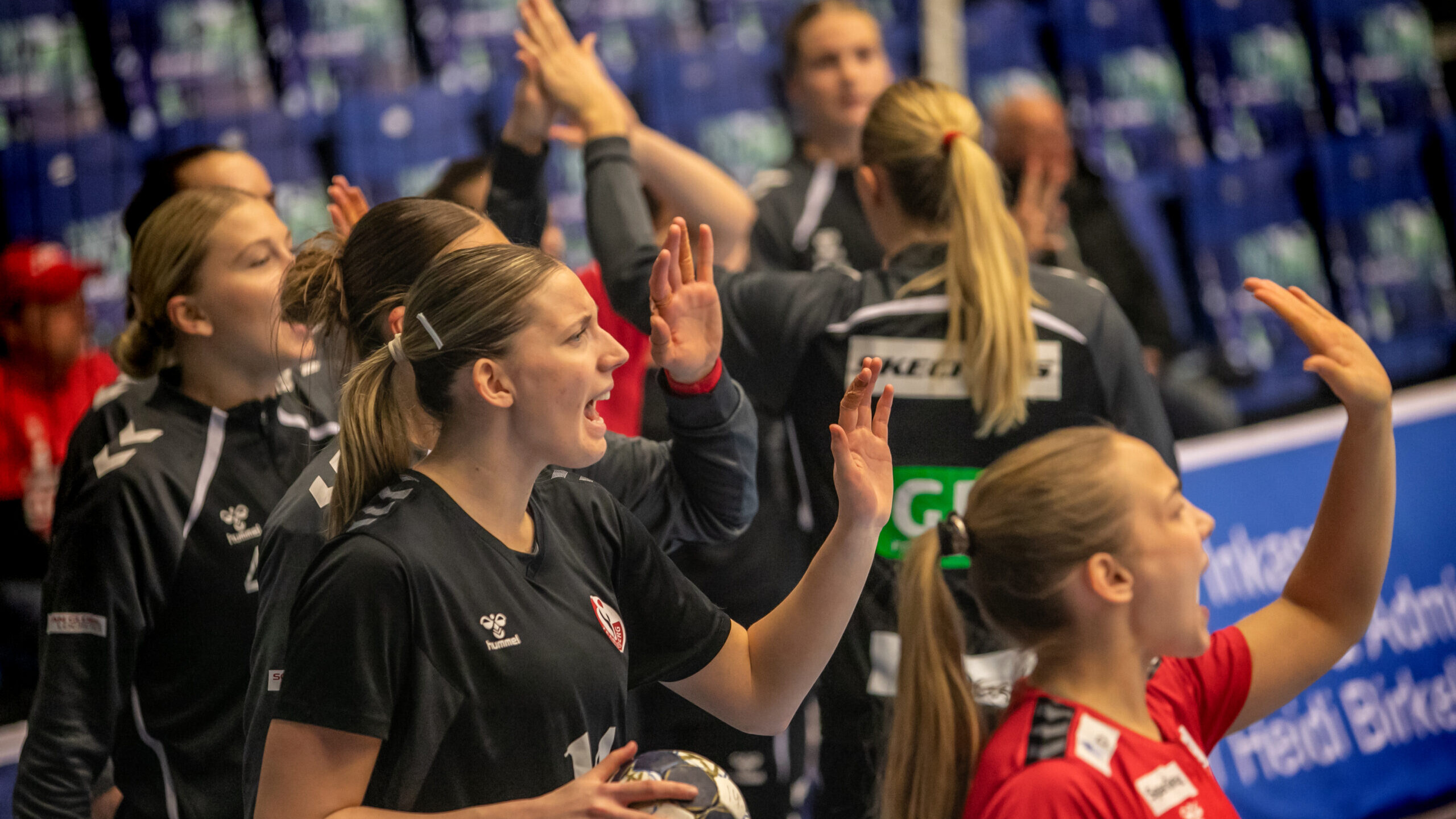 Ærgerrighed og vildskab var kendetegnende i optakten for bænkevarmeren Judith van der Helm, der kvitterede med syv scoringer. Arkivfoto: Johnny Tauman.