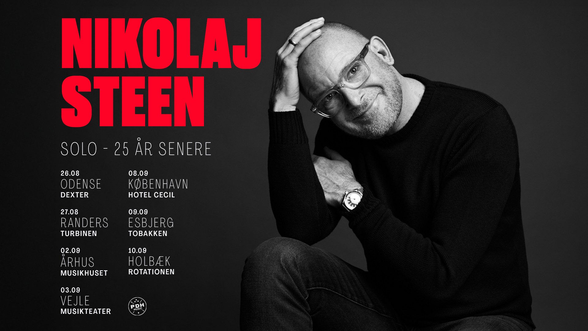 Nikolaj Steen lægger vejen forbi Esbjerg. Foto: Robin Skjoldborg.