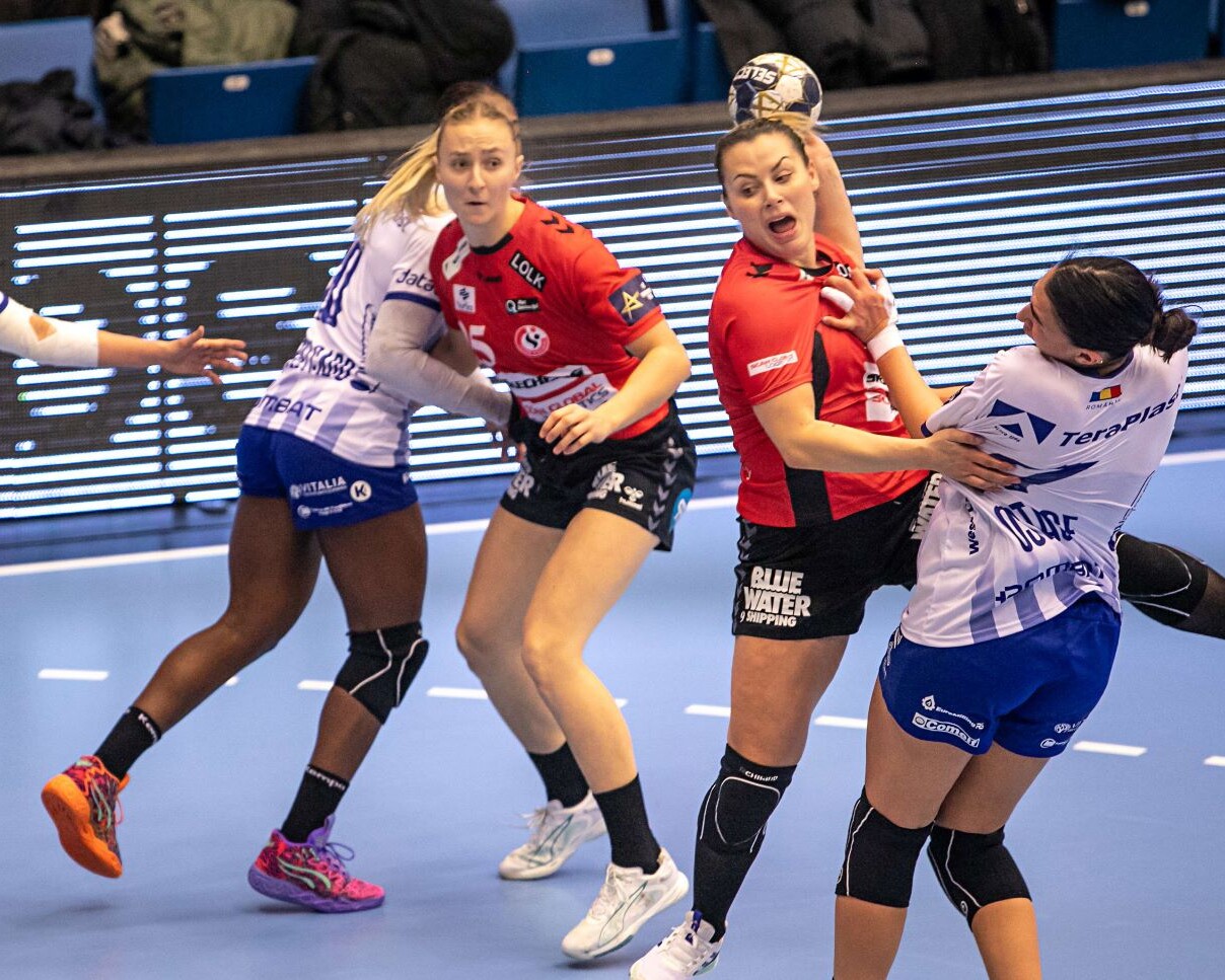 Nora Mørk spillede en stærk kamp i angrebet. Foto: Johnny Tauman.