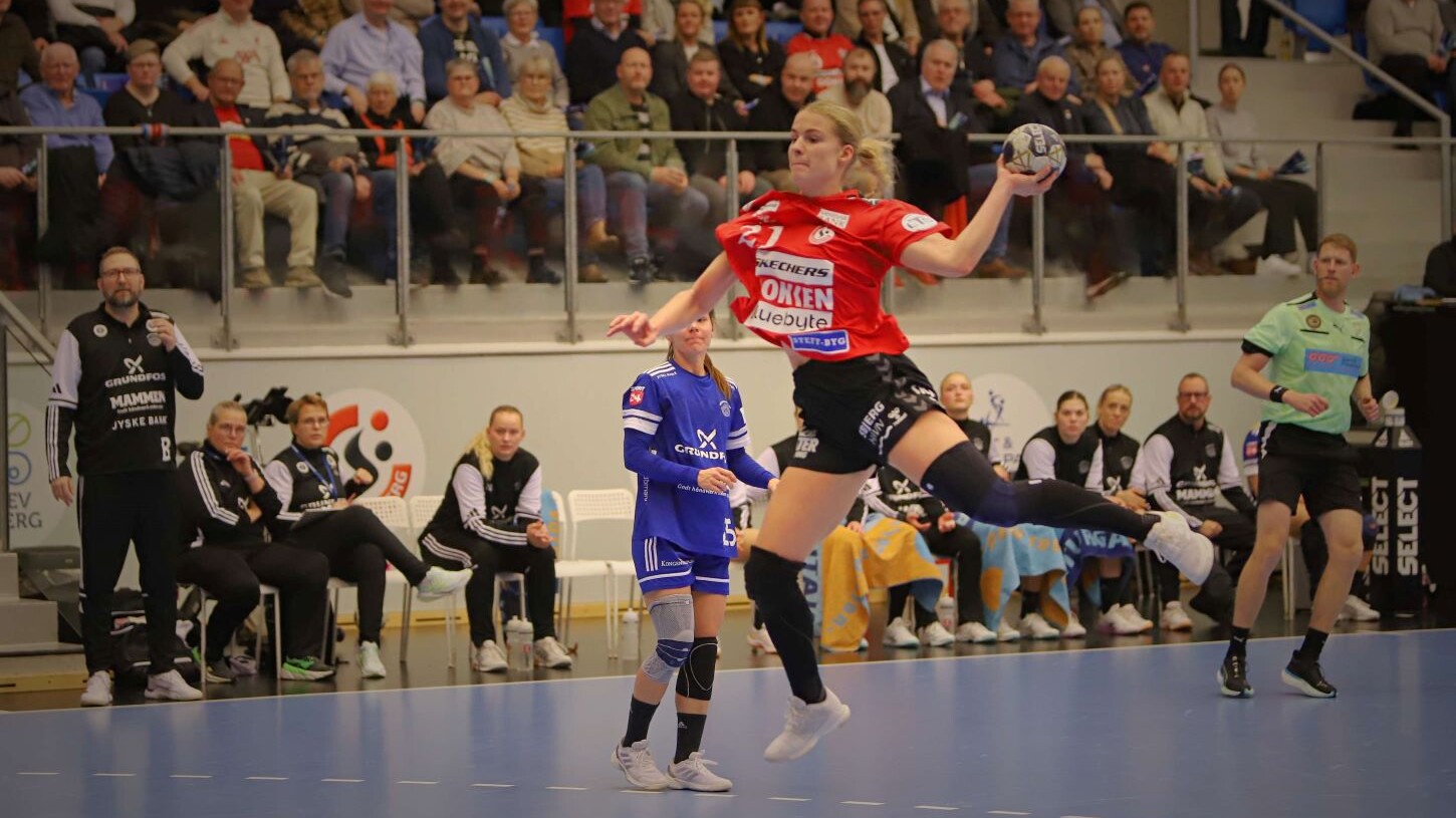 Helene Kindberg var flyvende med ni scoringer. Foto: Johnny Tauman.