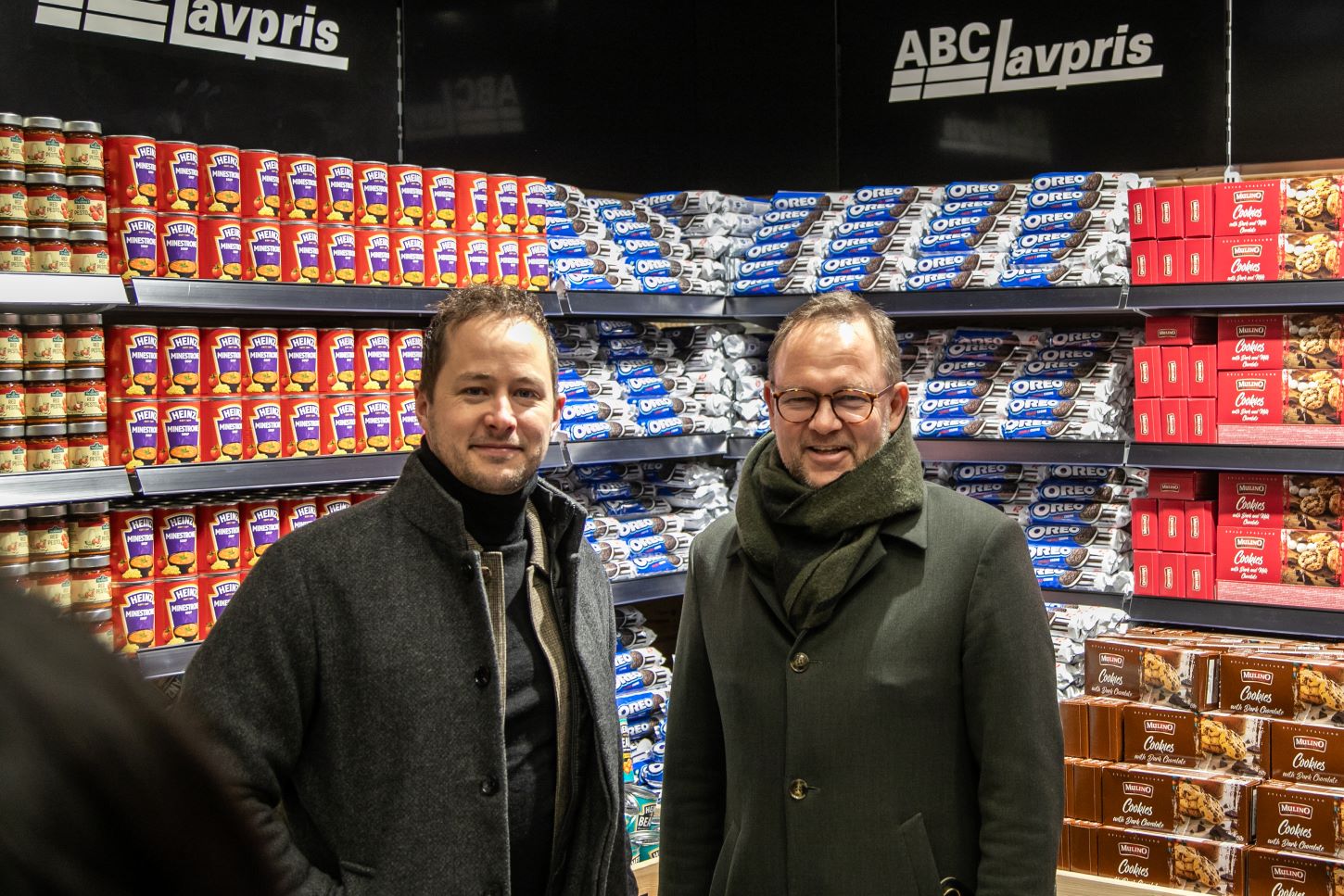 Borgmester Jesper Frost Rasmussen fik sig en snak med administrerende direktør Nikolaj Spicker. Foto: Johnny Tauman.