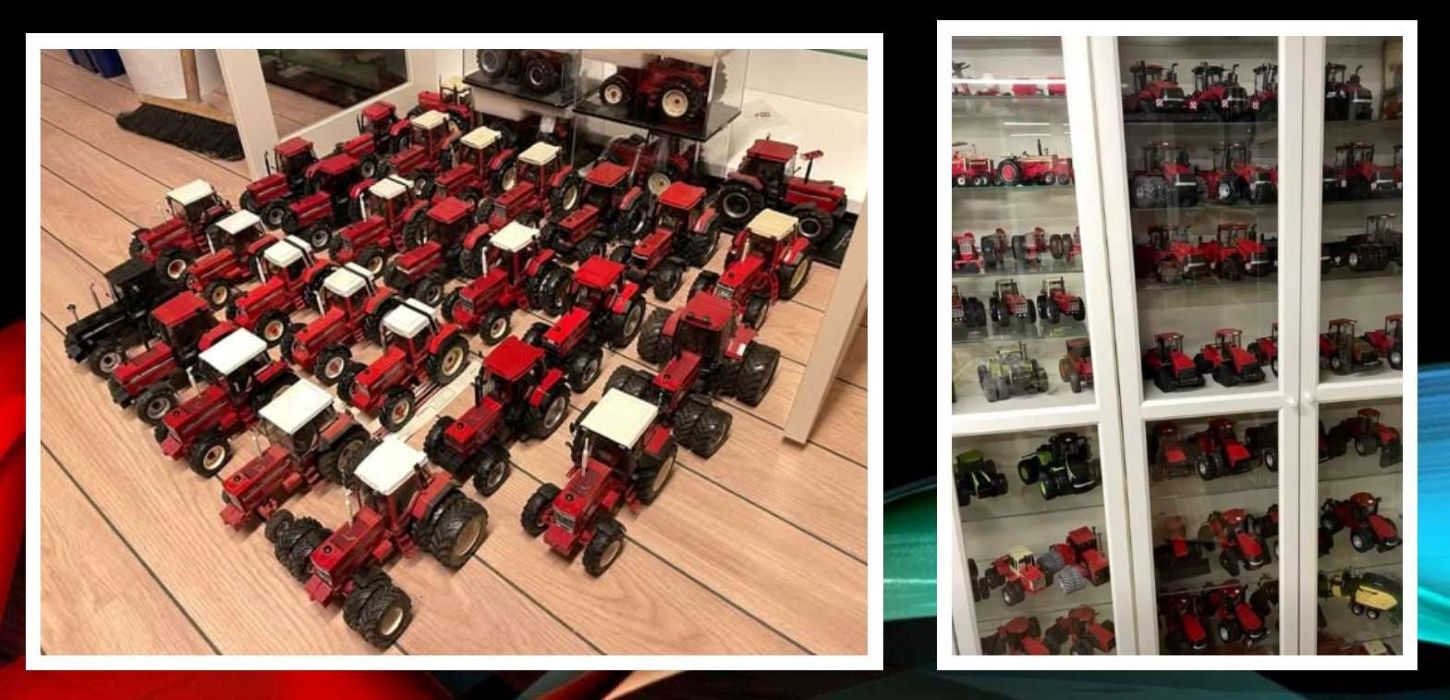 Montre med samme traktormærke i mange varianter. Fotos: Johnny Tauman.