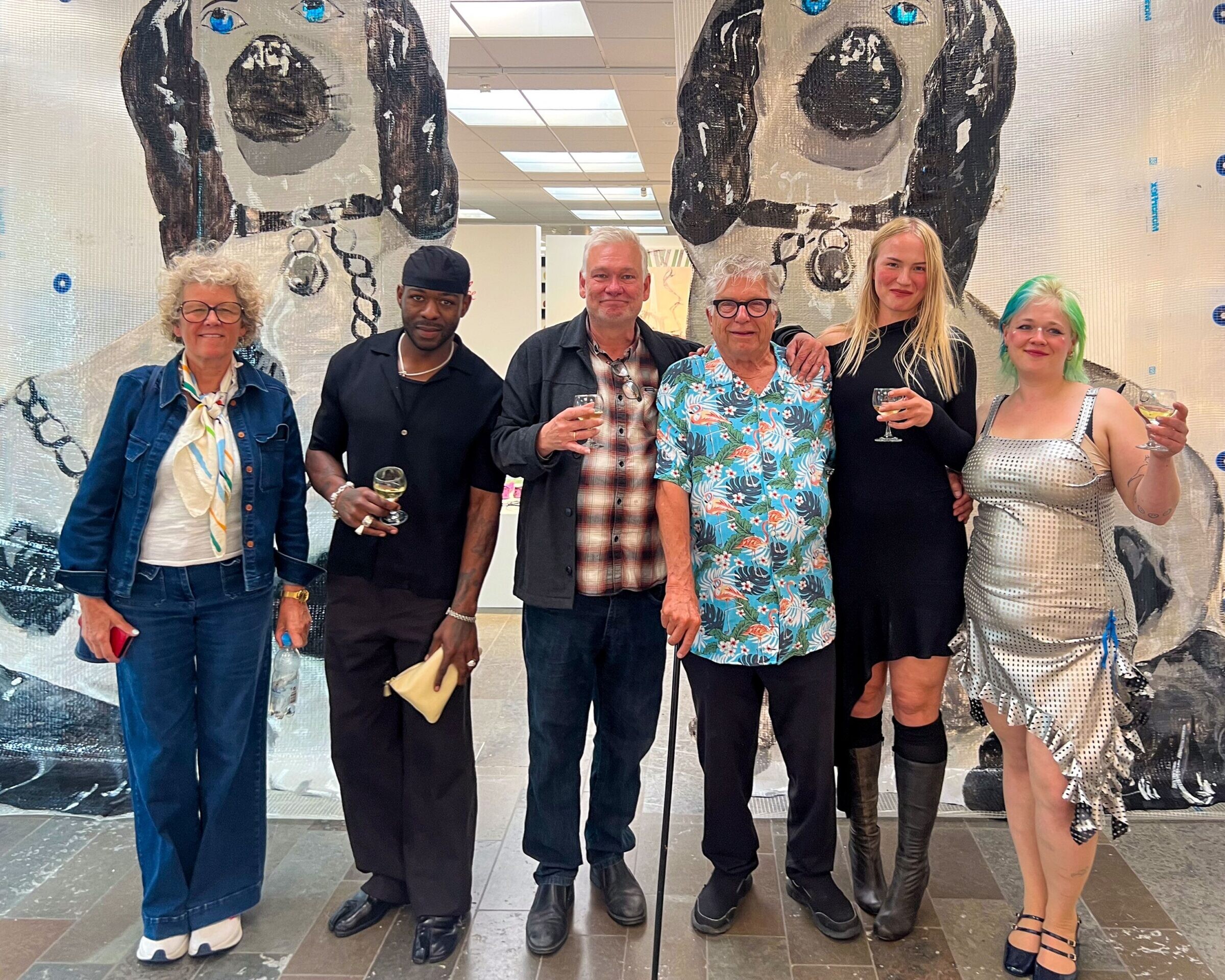 Kunstnerkolonien rykker ind på Esbjerg Kunstmuseum søndag. Foto: Eddy Media/DR.