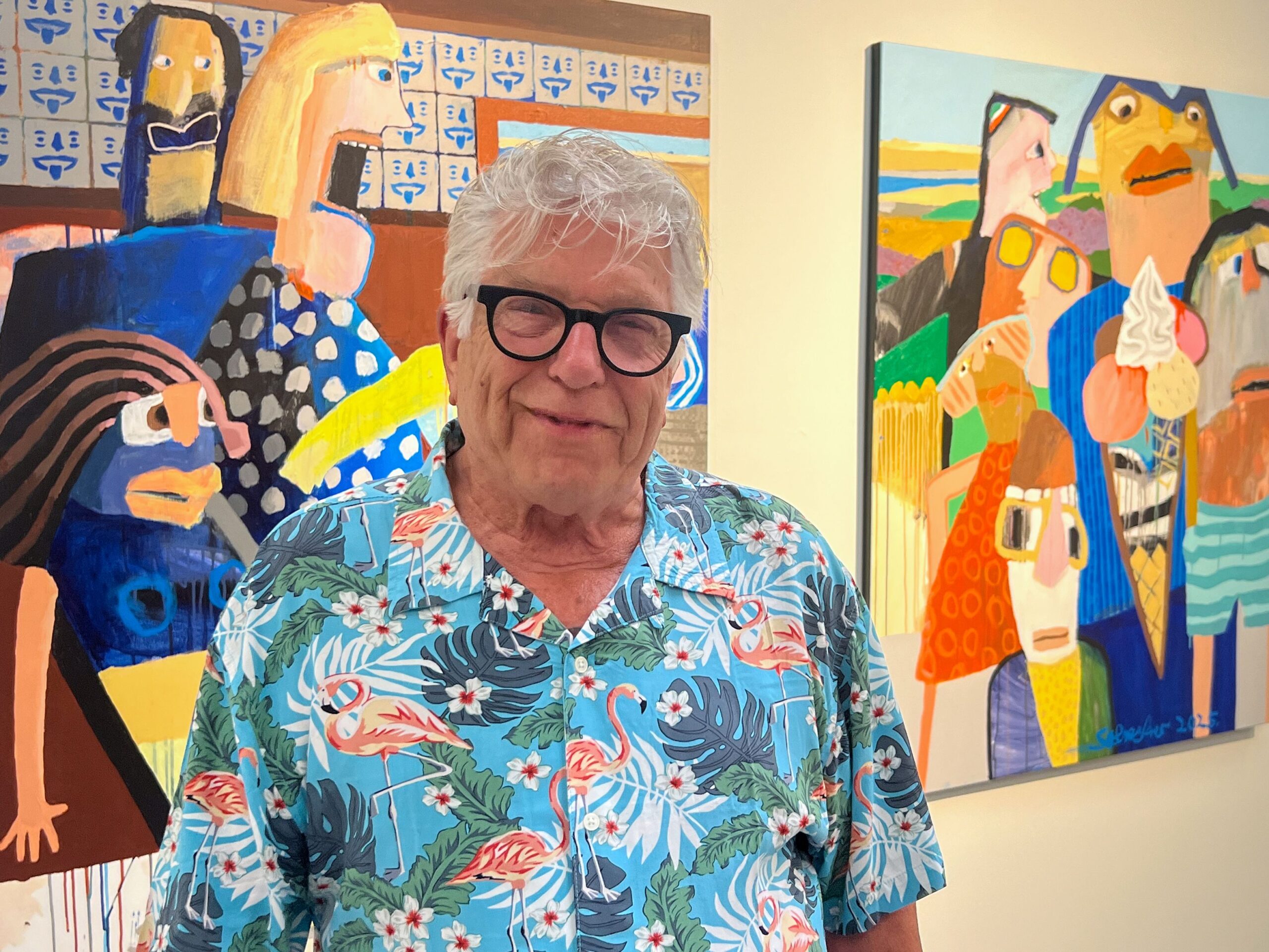 Multikunstneren Leif Sylvester har været sæsonens grand old man. Foto: Eddy Media/DR.