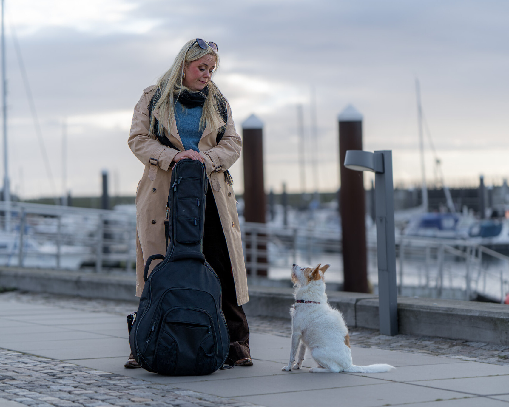 Omverdenens forventninger kommer i mange afskygninger. Ribehunden Gerda forventer bare at få en bold at lege med. Foto: Fjodor Pedersen.