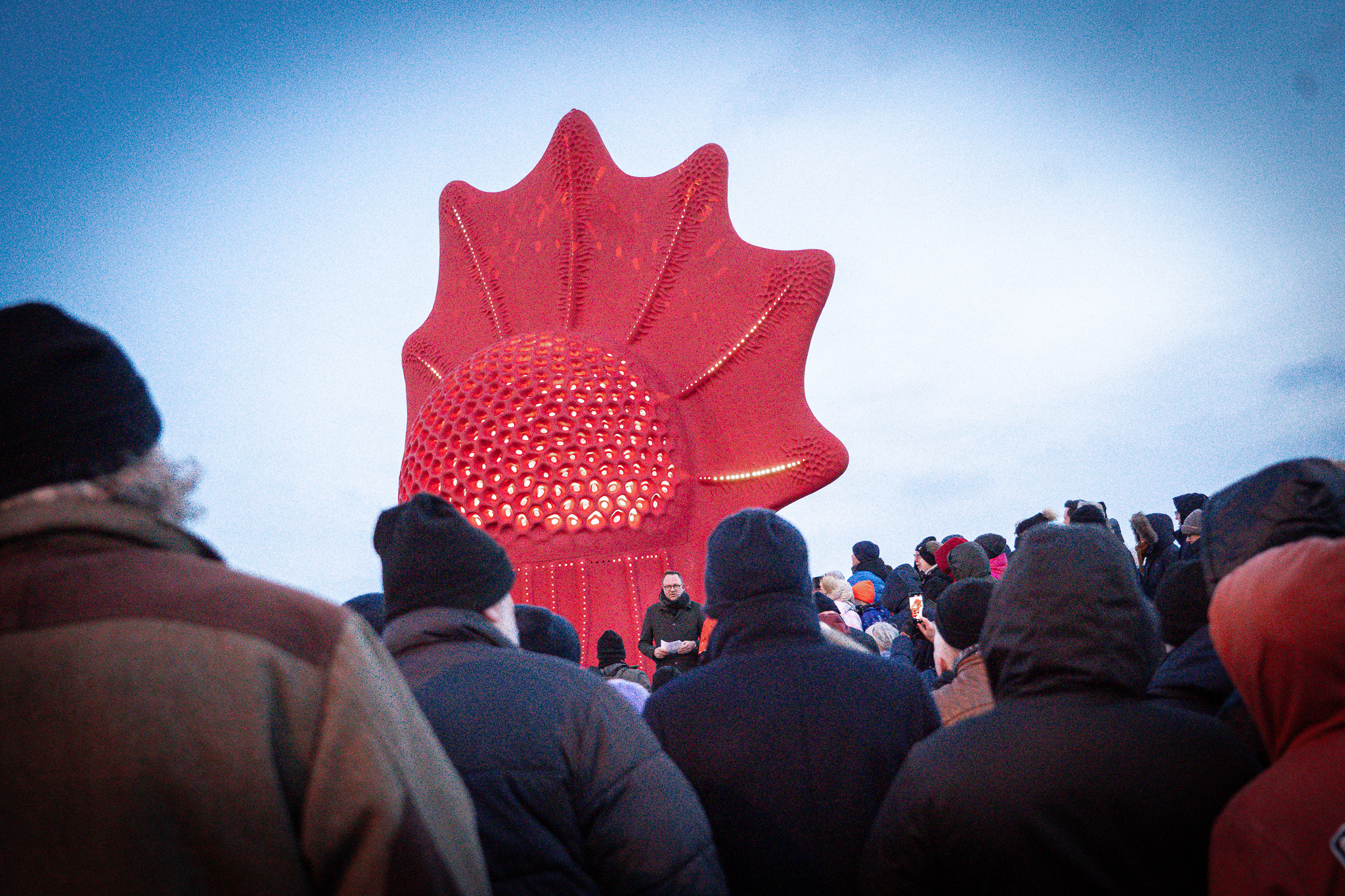 Ocean Knight er næsten otte meter højt. Foto. Fjodor Pedersen.