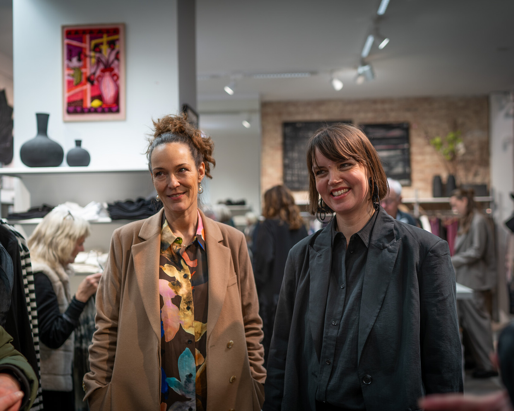 Kunstsalon hos Marie Lahn. Foto: Fjodor Pedersen.