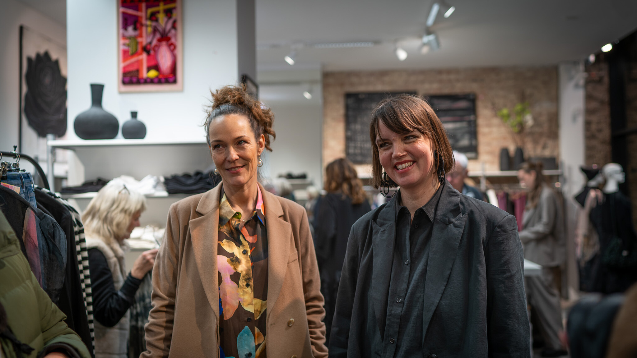 Kunstsalon hos Marie Lahn. Foto: Fjodor Pedersen.