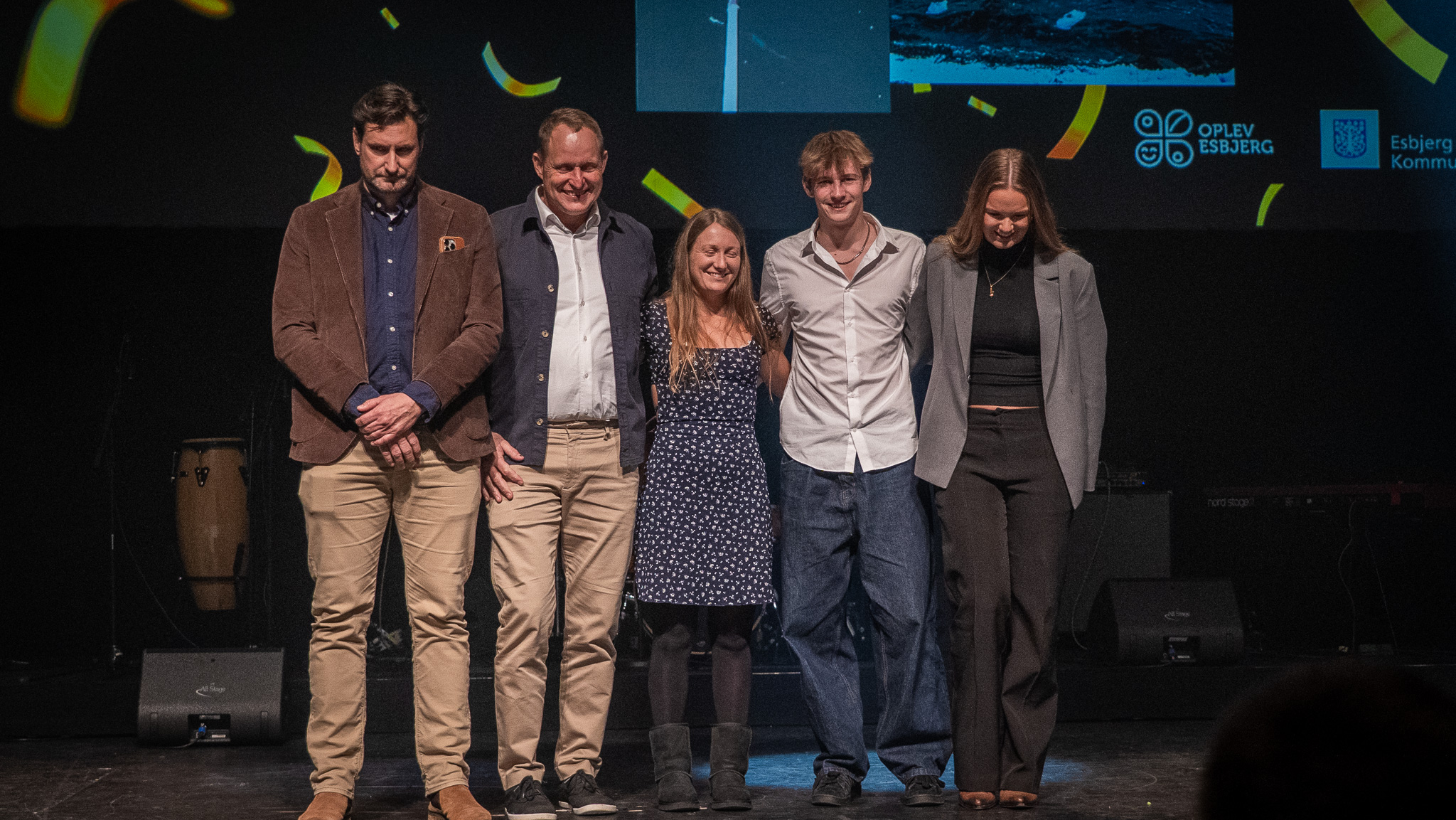 Pro Swim Esbjerg: Maria Møberg, Paul Wolf, Natascha Venter, Henry Stokholm og Bo Jacobsen. Foto: Fjodor Pedersen.