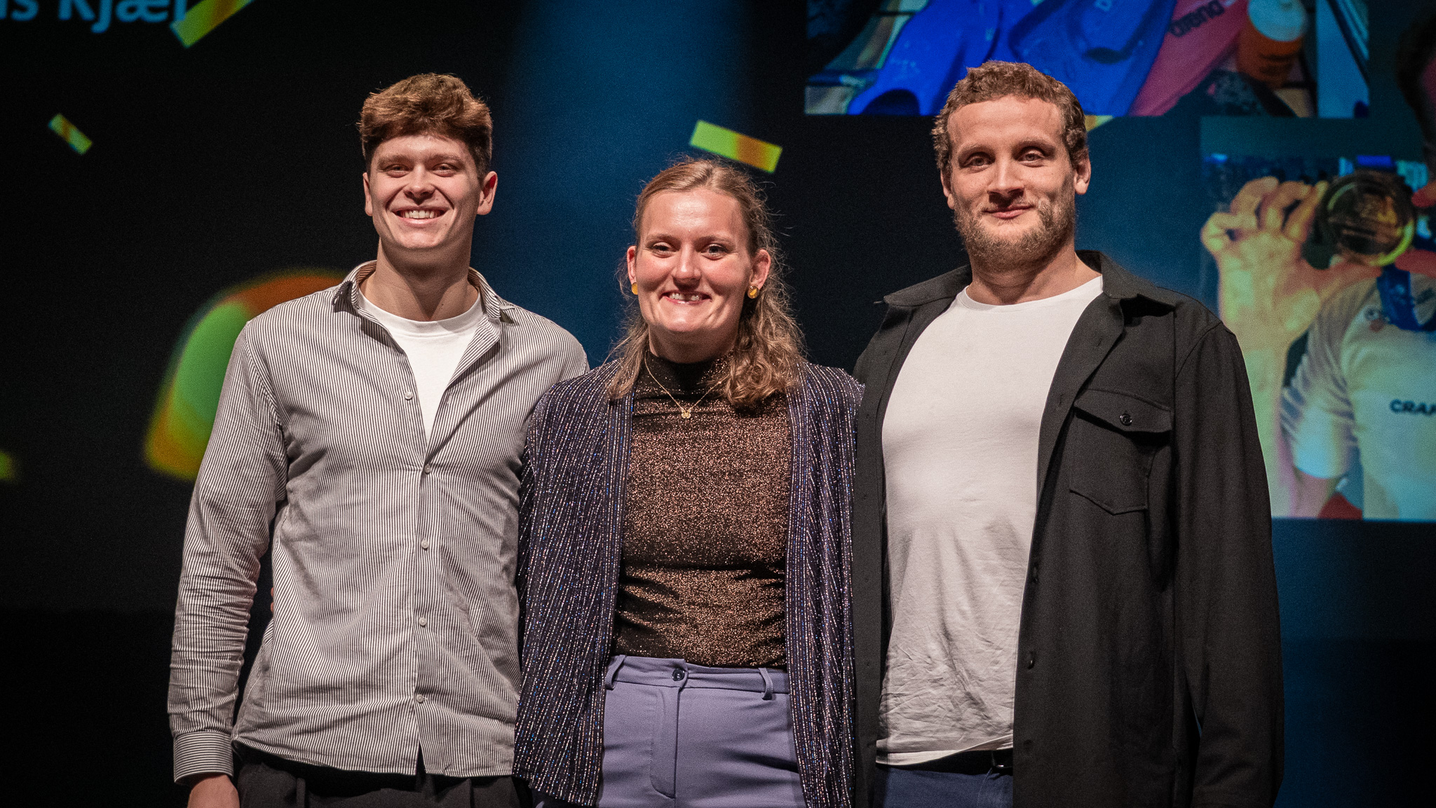Esbjerg Svømmeklub: Jonas Mathiasen, Mette Pind Jacobsen, Frans Johannessen og Jonas Kjær. Foto: Fjodor Pedersen.