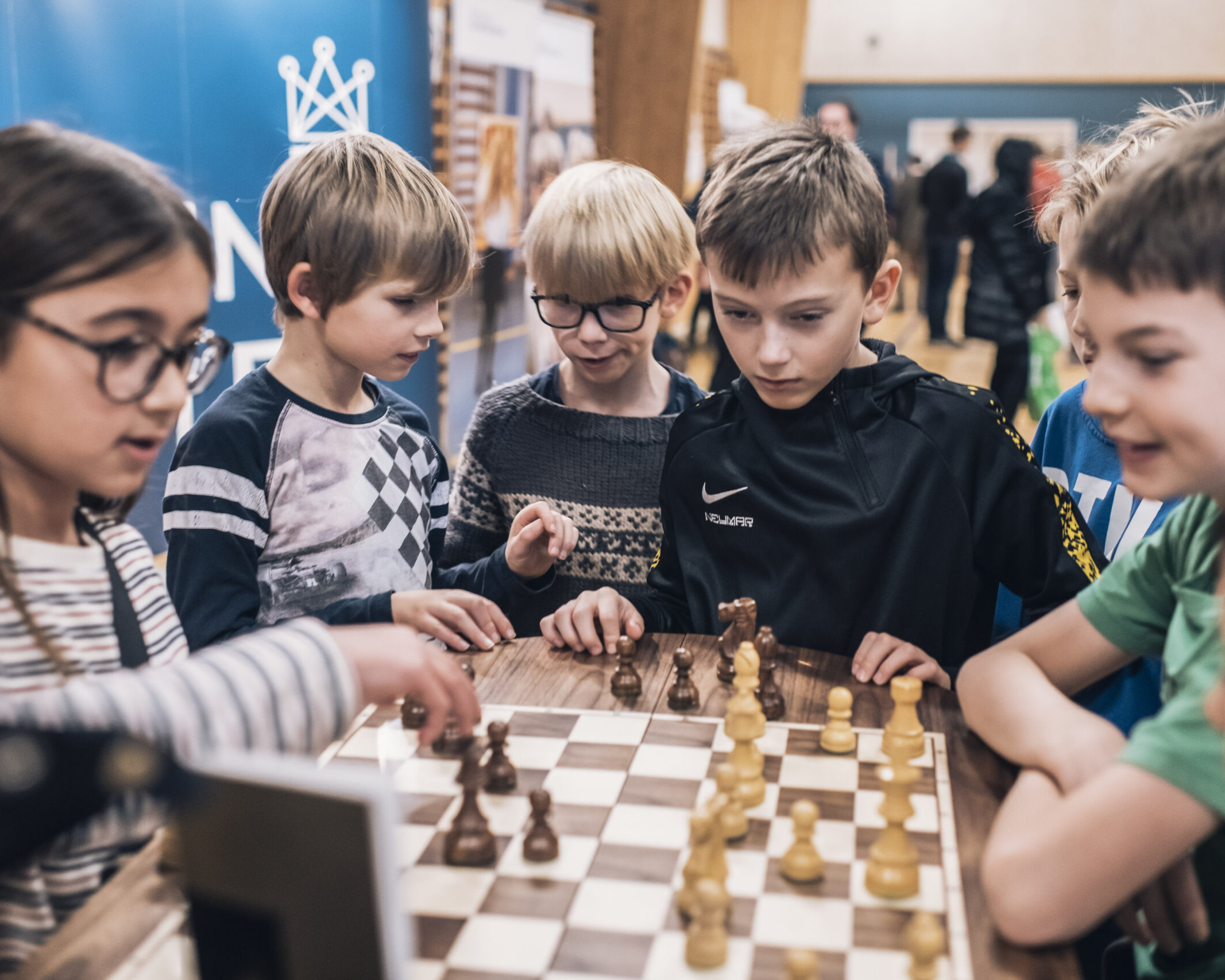 Skoleelever har fået en ny tradition at samles om op til vinterferien. Foto: Dansk Skoleskak.