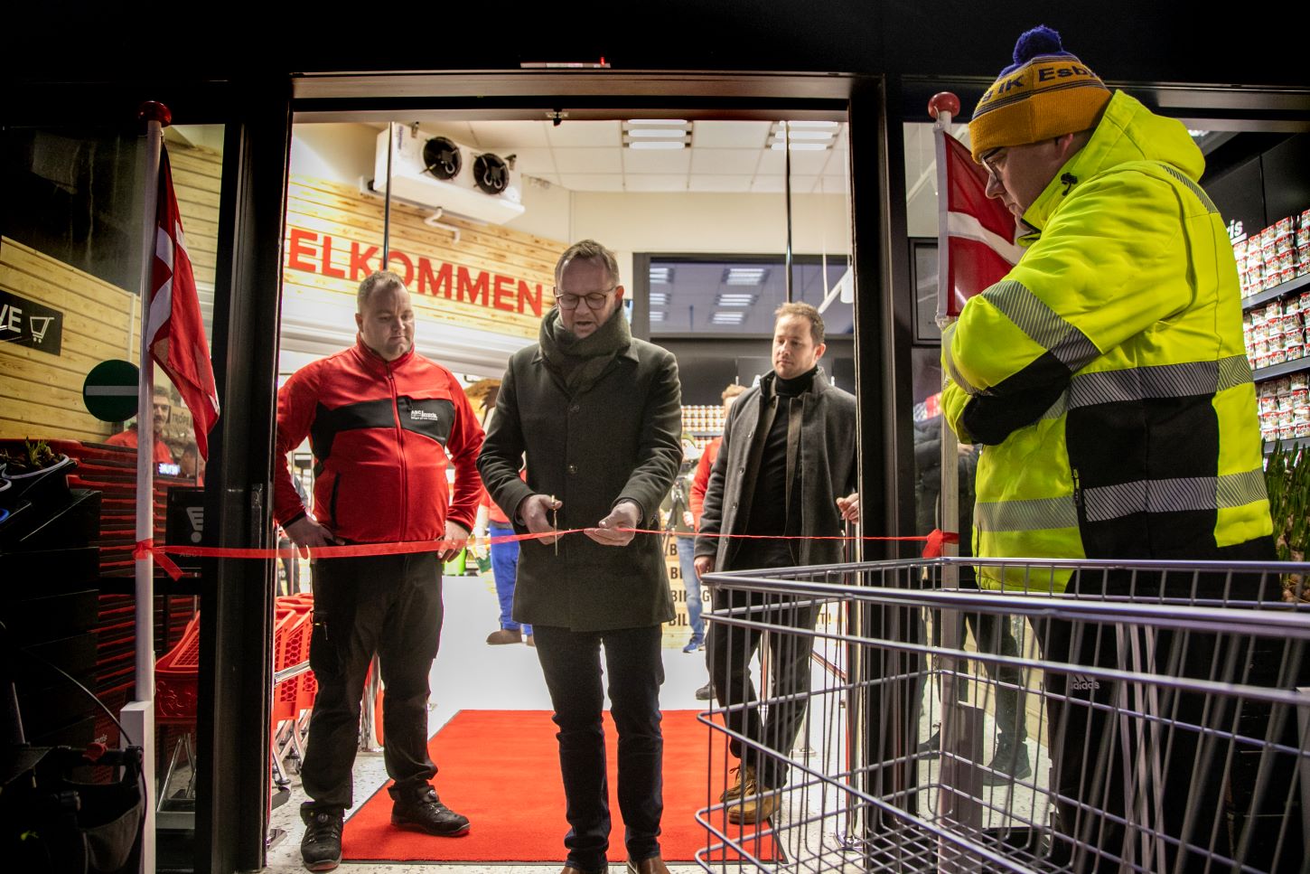 Længe ventet åbning af ABC Lavpris i Esbjerg. Foto/Video: Johnny Tauman.