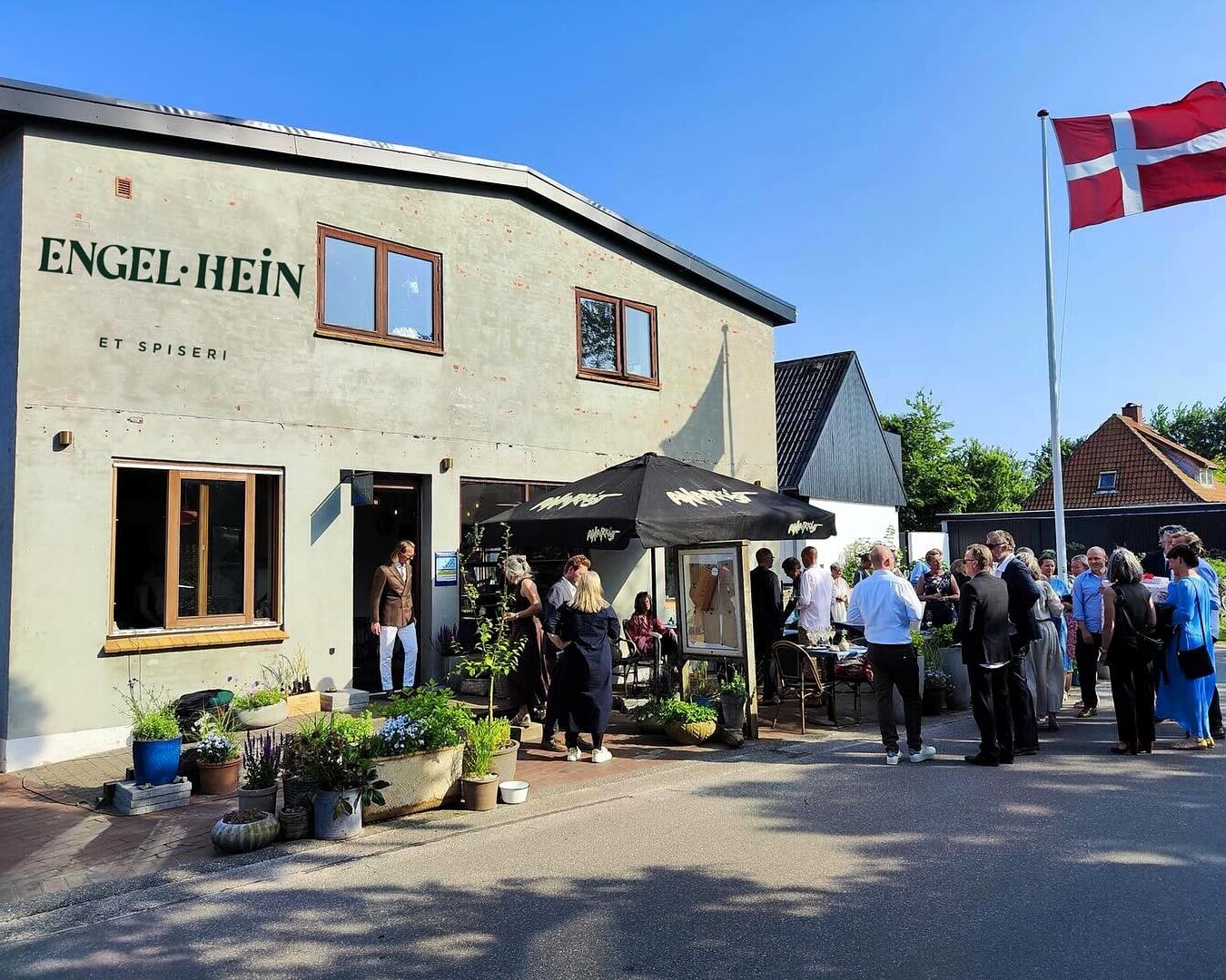 Engel & Hein på Hovedgaden 90 - tidligere Rudbecks. Privatfoto.