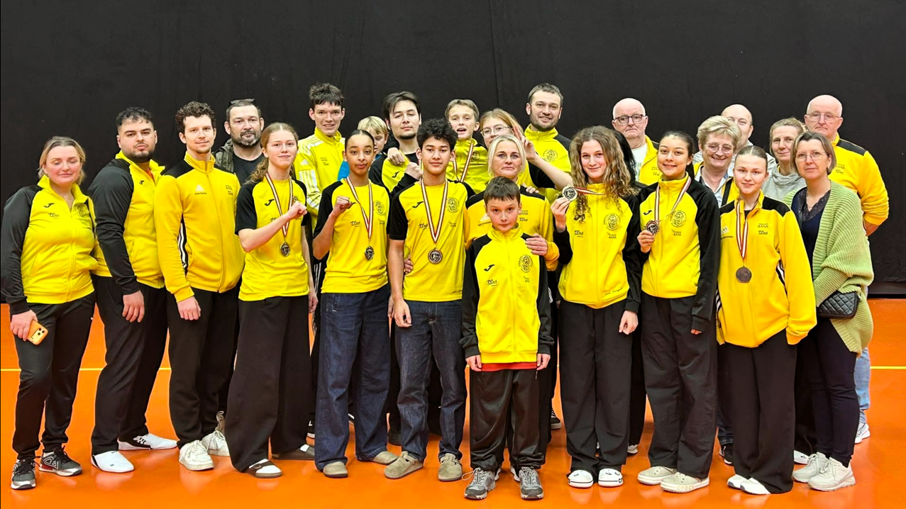 Esbjerg Taekwondo Klub tog ti medaljer med hjem fra NM. Pressefoto.