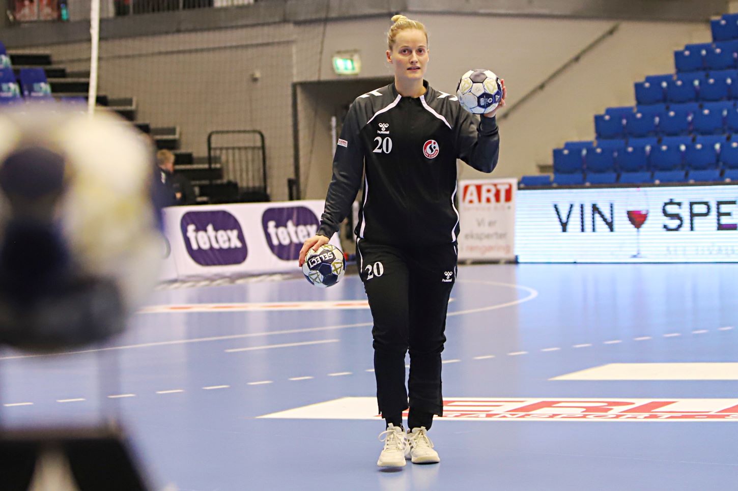 Marit Røsberg Jakobsen er ved at genfinde sikkerheden fra fløjen. Foto: Johnny Tauman.